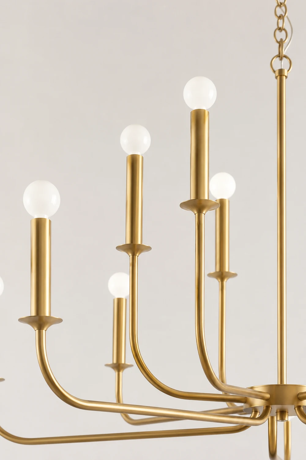 Breck Modern Gold Multi-Arm Chandelier - Lumpaz