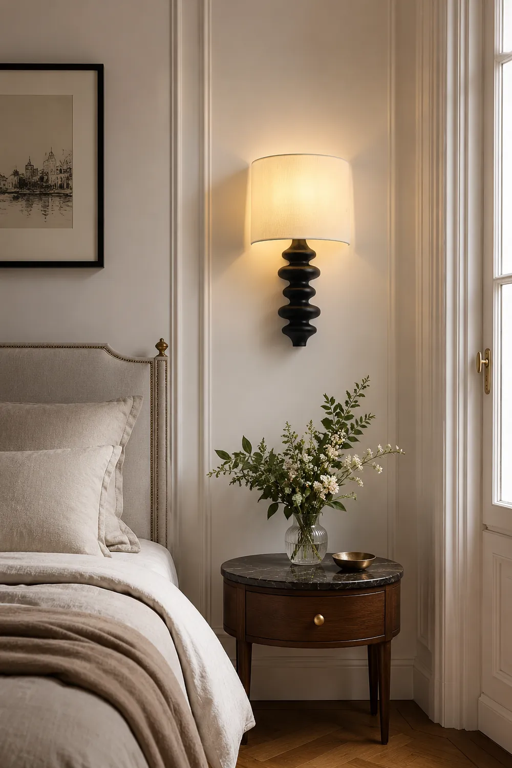 fishbone solid wood wall lamp - Lumpaz