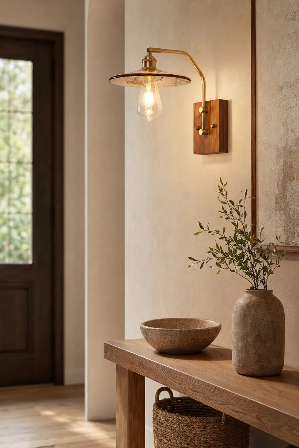 Heritage Walnut Wall Lamp - Lumpaz
