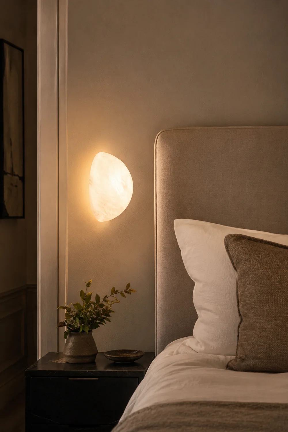 Pebble Alabaster Wall Lamp - Lumpaz