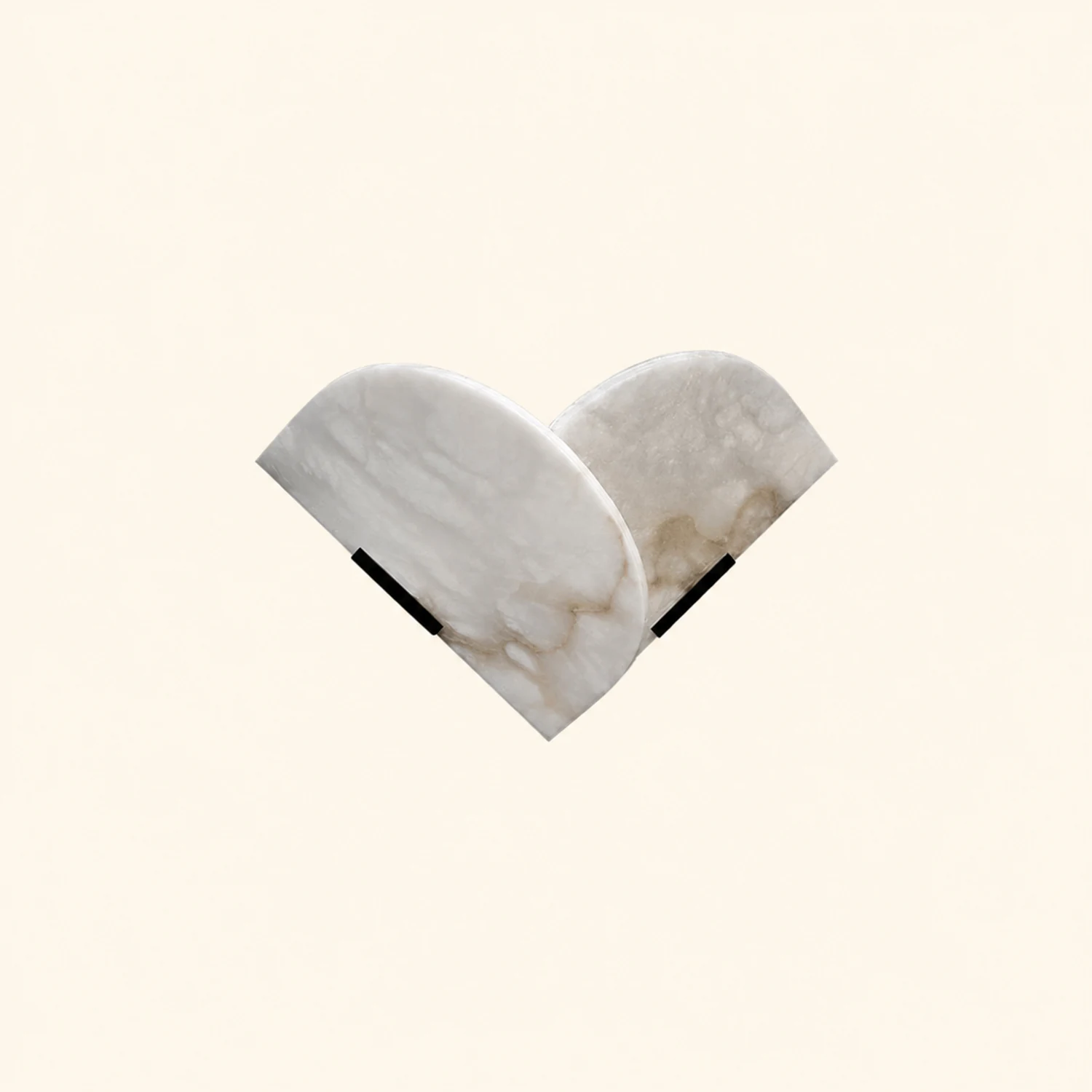 Fan-Shaped Alabaster Wall Light - Lumpaz