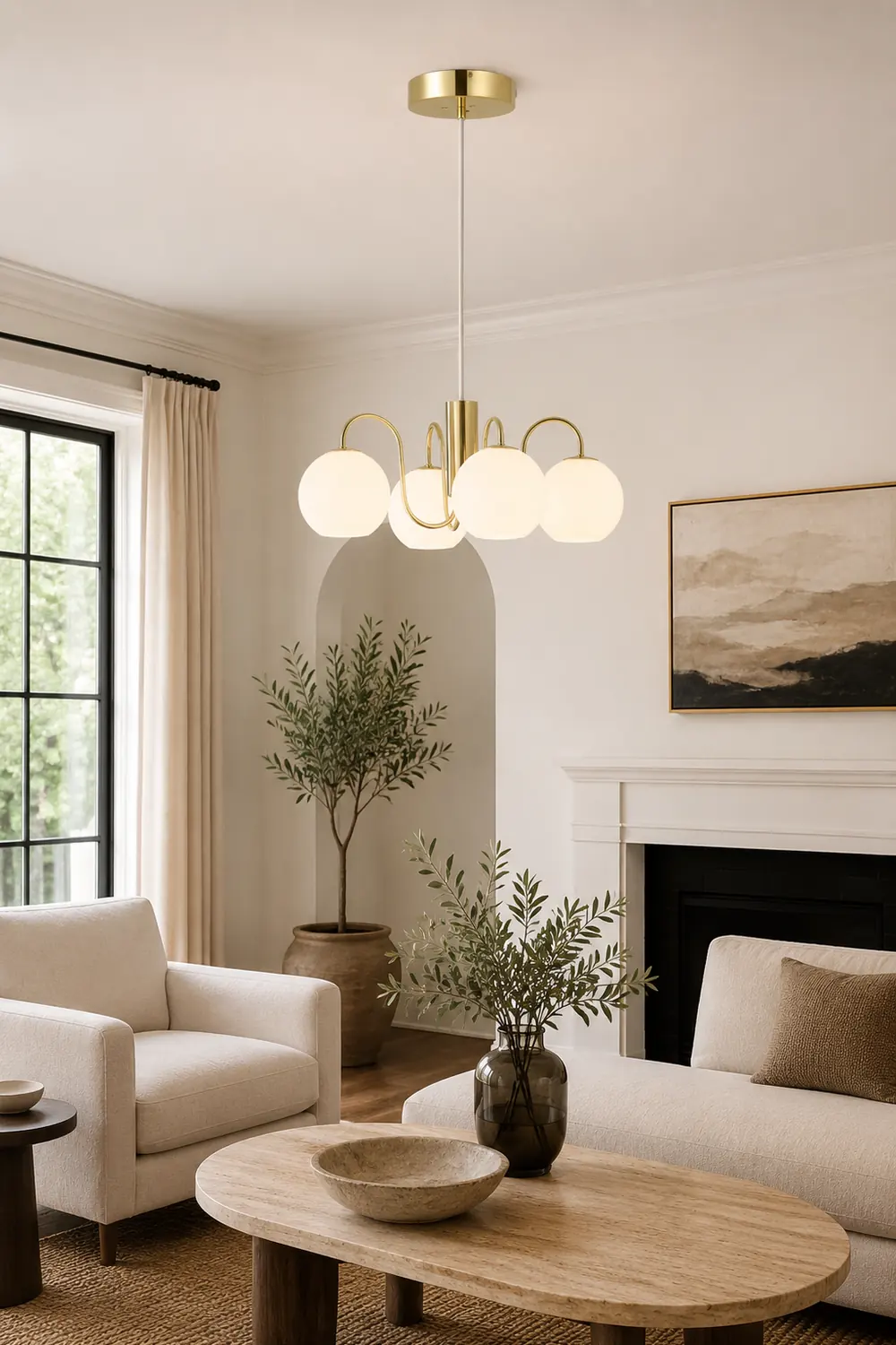 Nordlux Franca Chandelier (4 lights) - Lumpaz