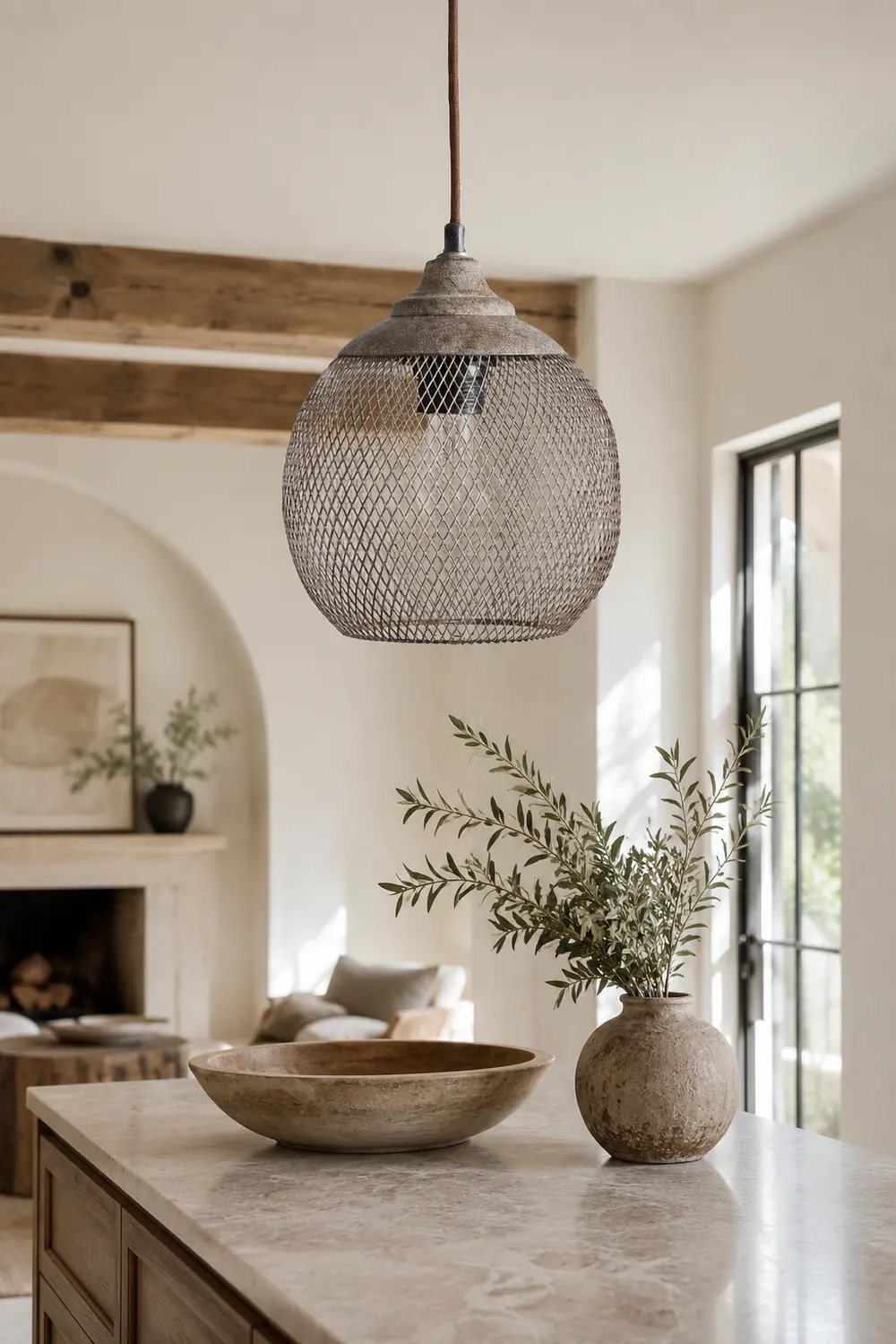 Lanister Vintage Mesh Pendant Lamp - Lumpaz