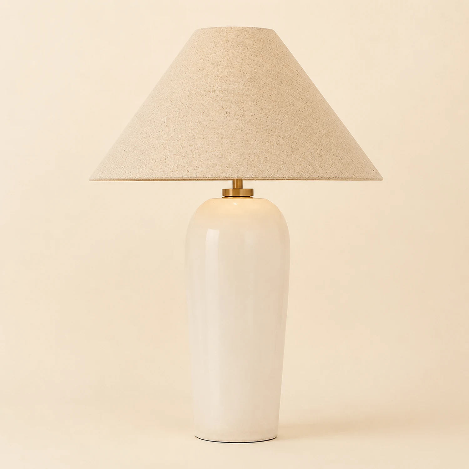 Carter Natural Stone Shade Table Lamp - Lumpaz