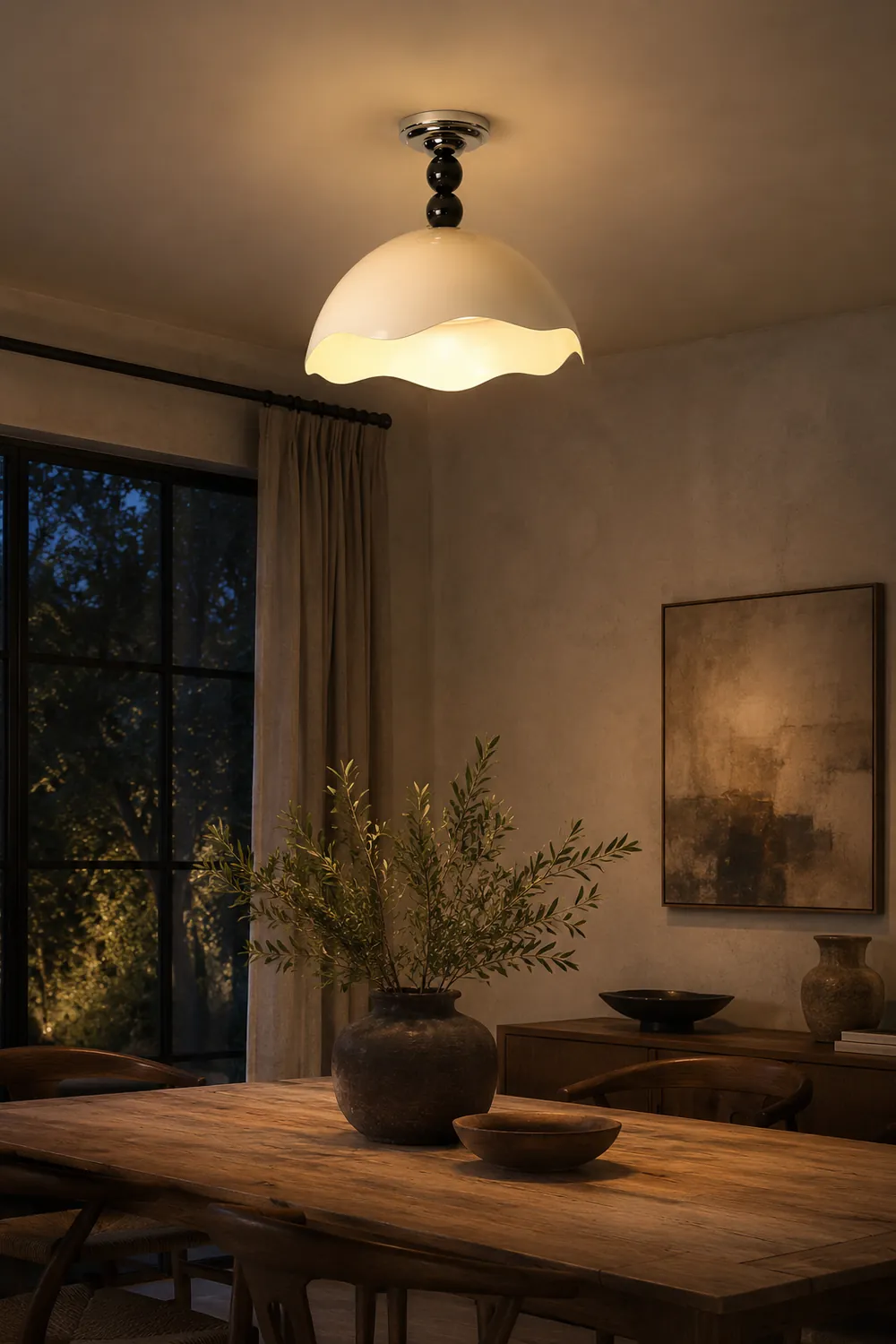 Wave Crest Ceiling Lamp - Lumpaz