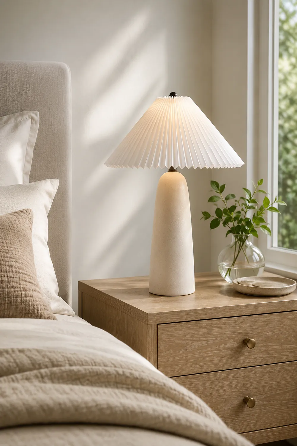 Louis Minimalist Cone Base Table Lamp - Lumpaz