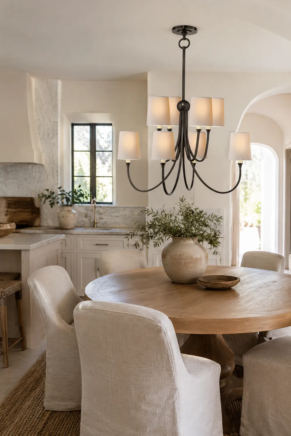 Classic extra large reed chandelier - Lumpaz