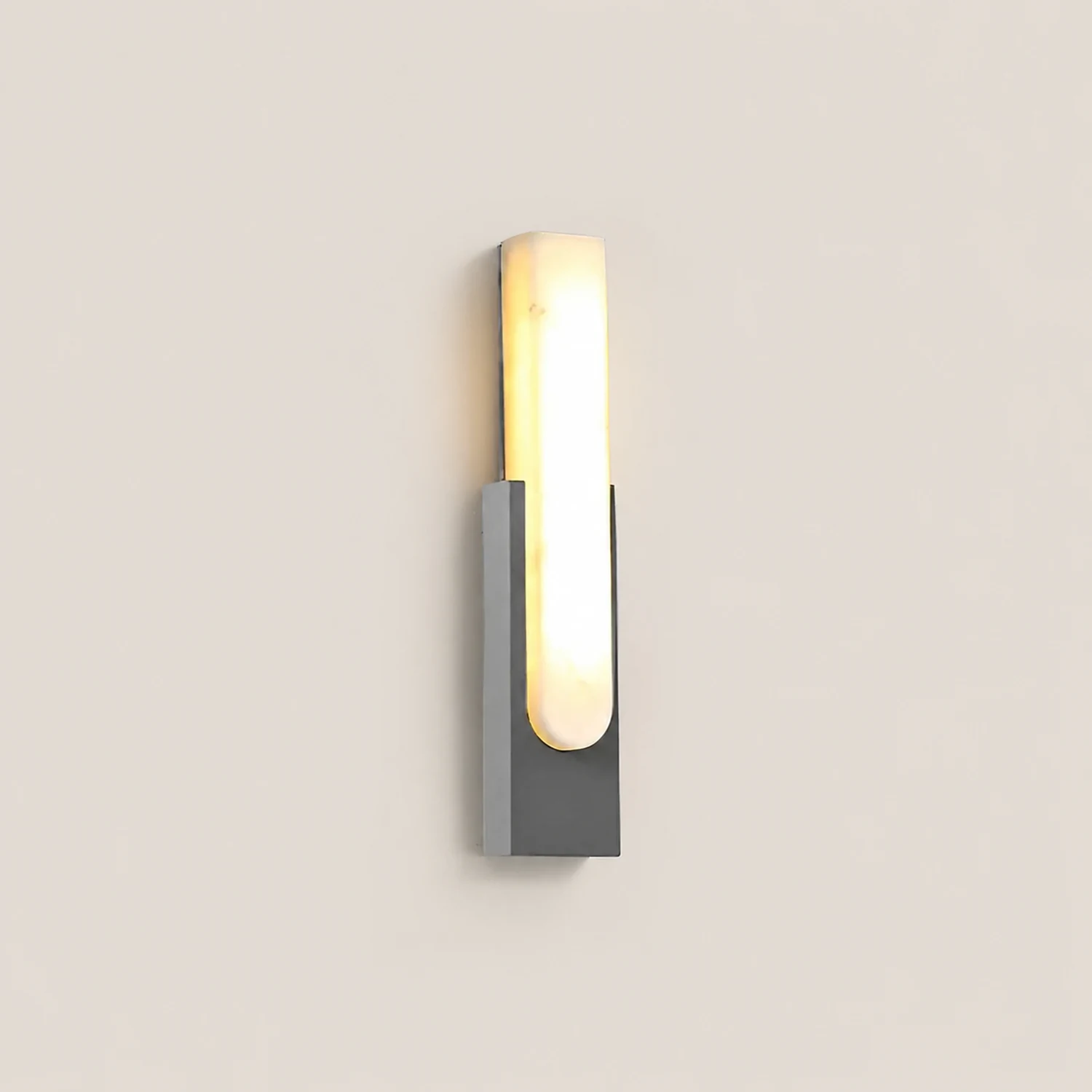 Contemporary Marble LED Wall Sconce - Lumpaz