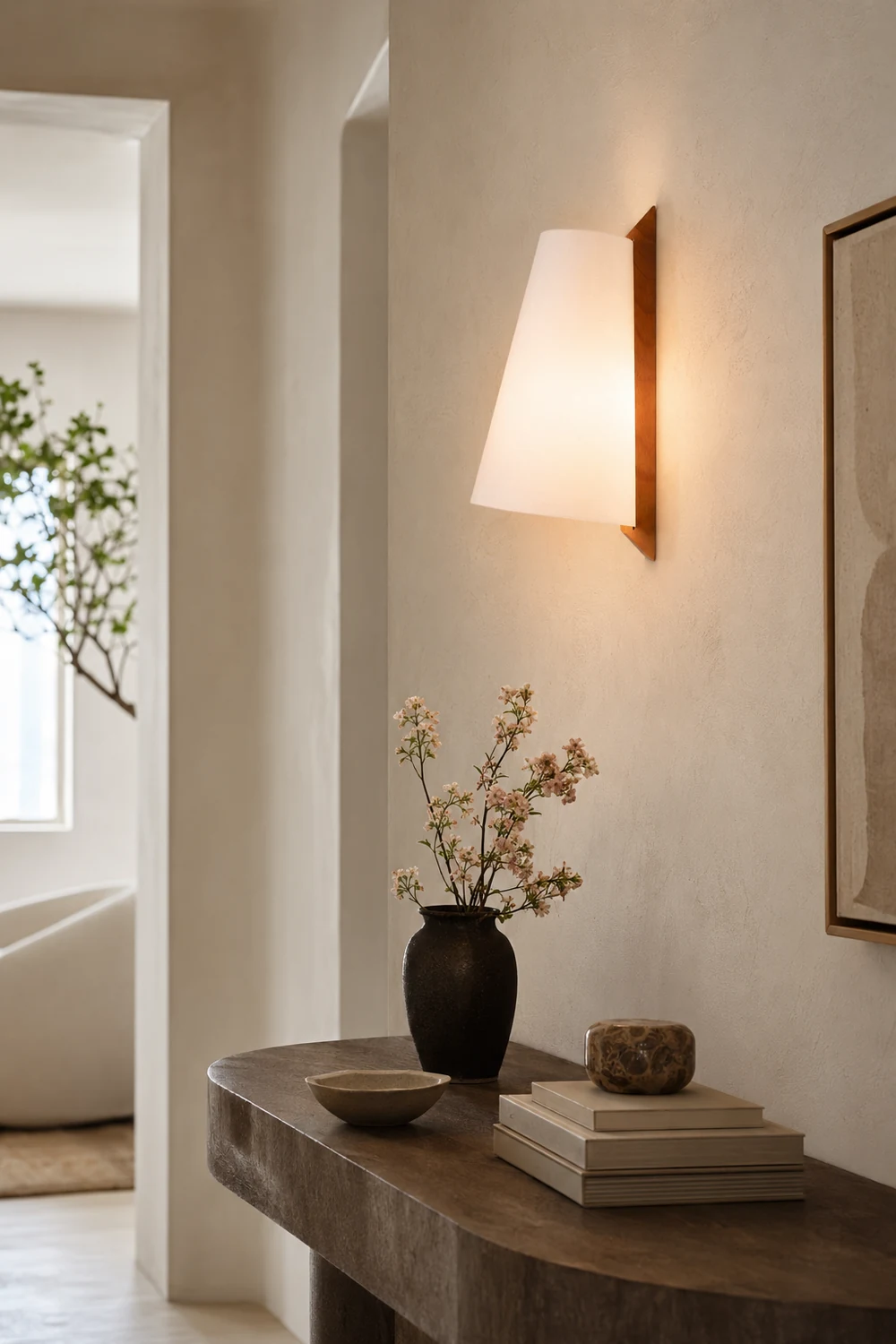 Lupe Wooden Wall Light - Lumpaz