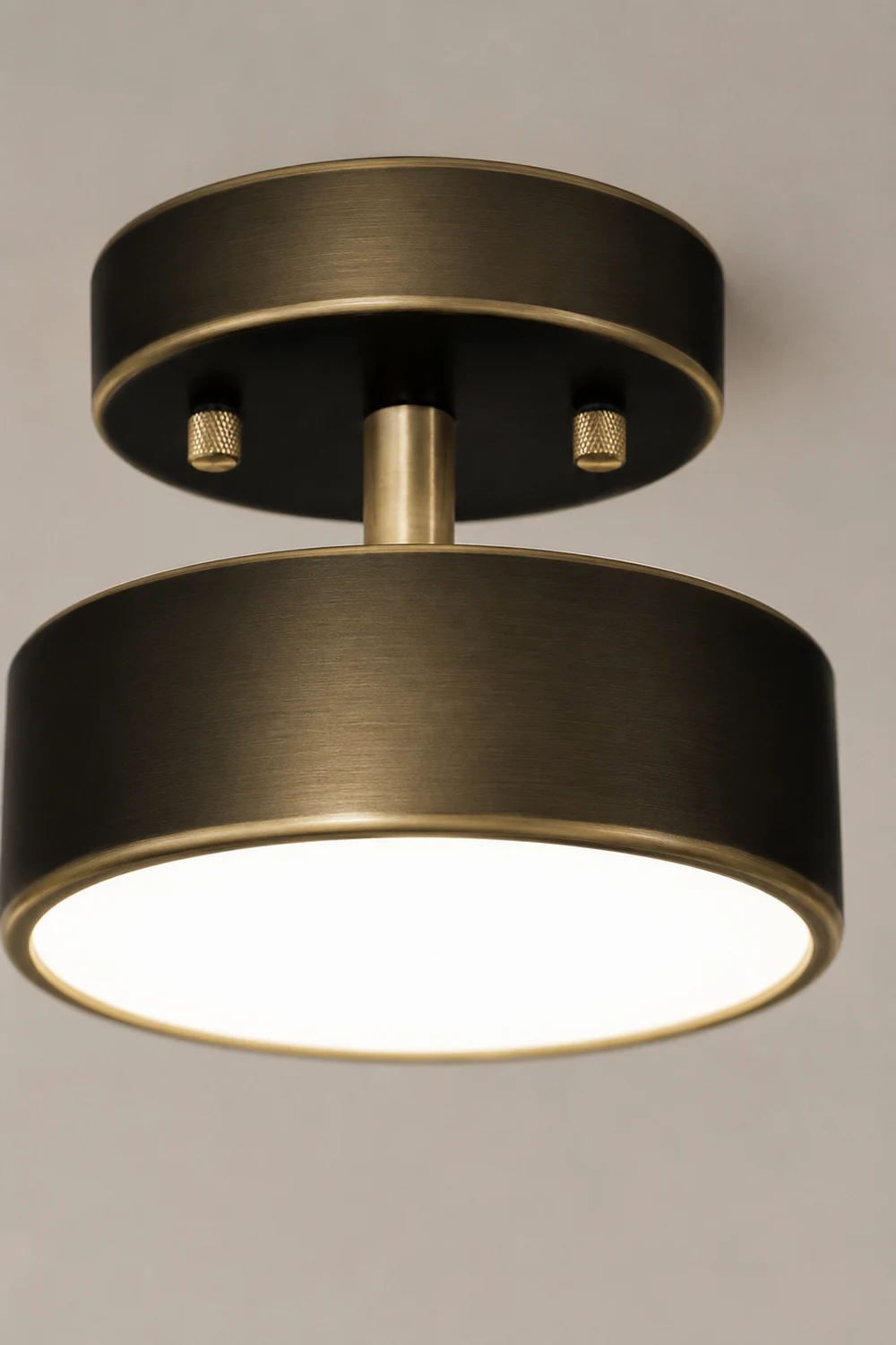 Nordic Industrial Simple Round LED Ceiling Light - Lumpaz