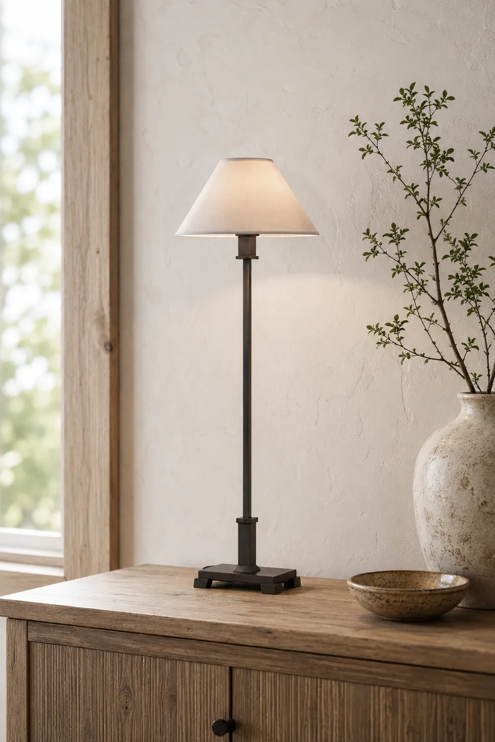 Slim Candlestick Accent Lamp - Lumpaz