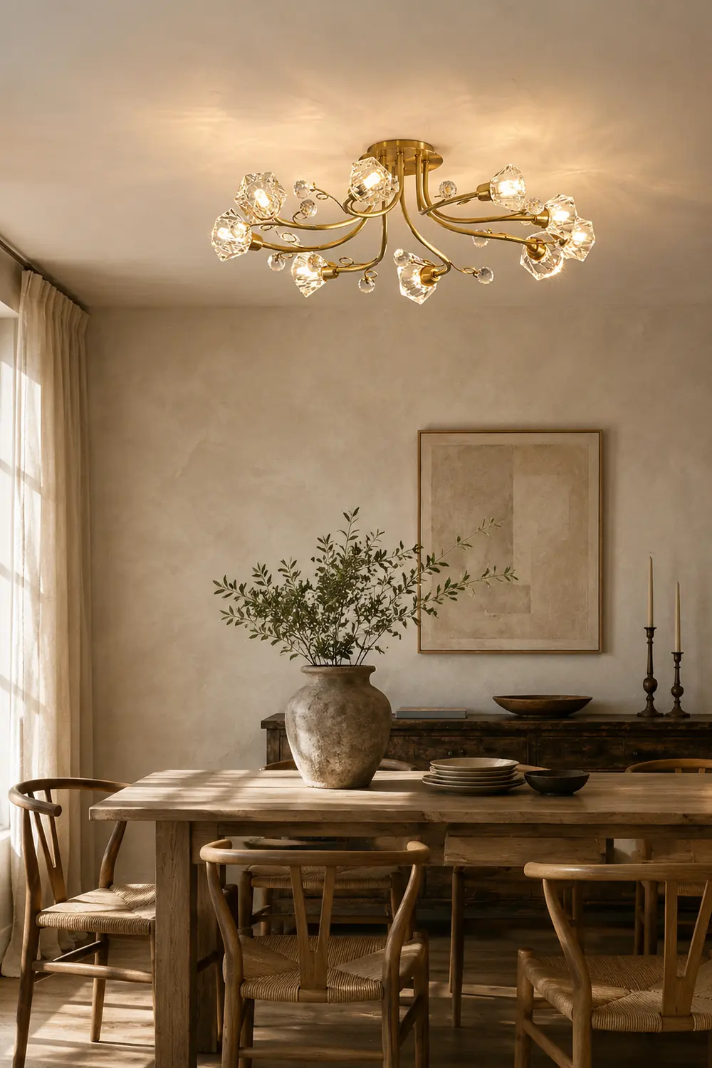 8-head flower ceiling lamp - Lumpaz