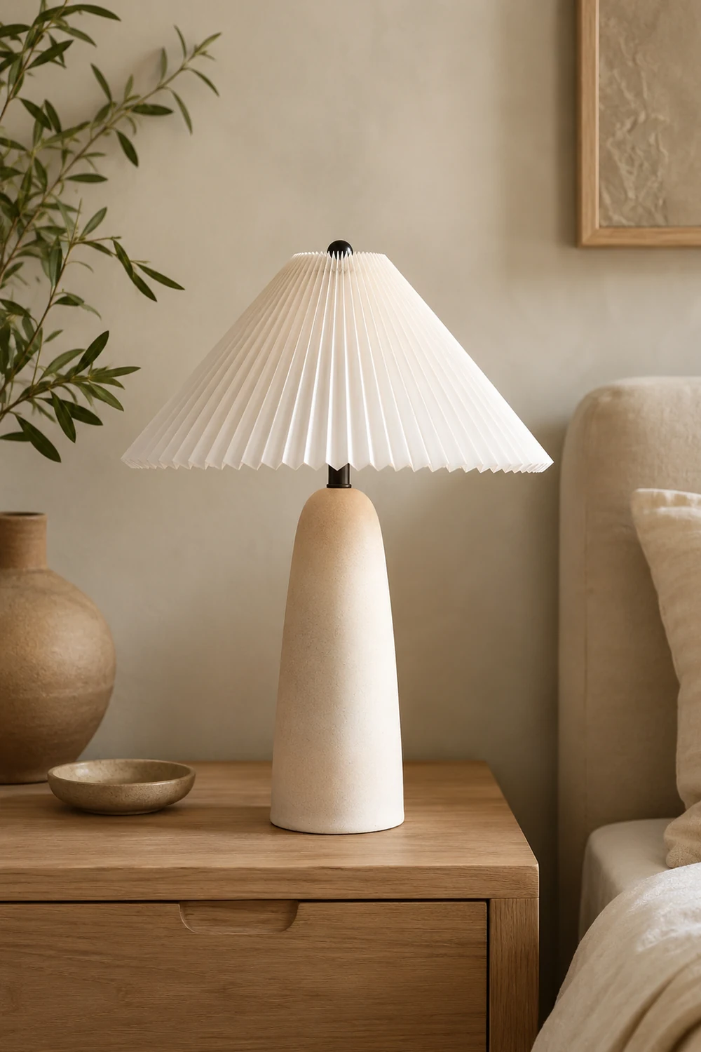 Louis Minimalist Cone Base Table Lamp - Lumpaz