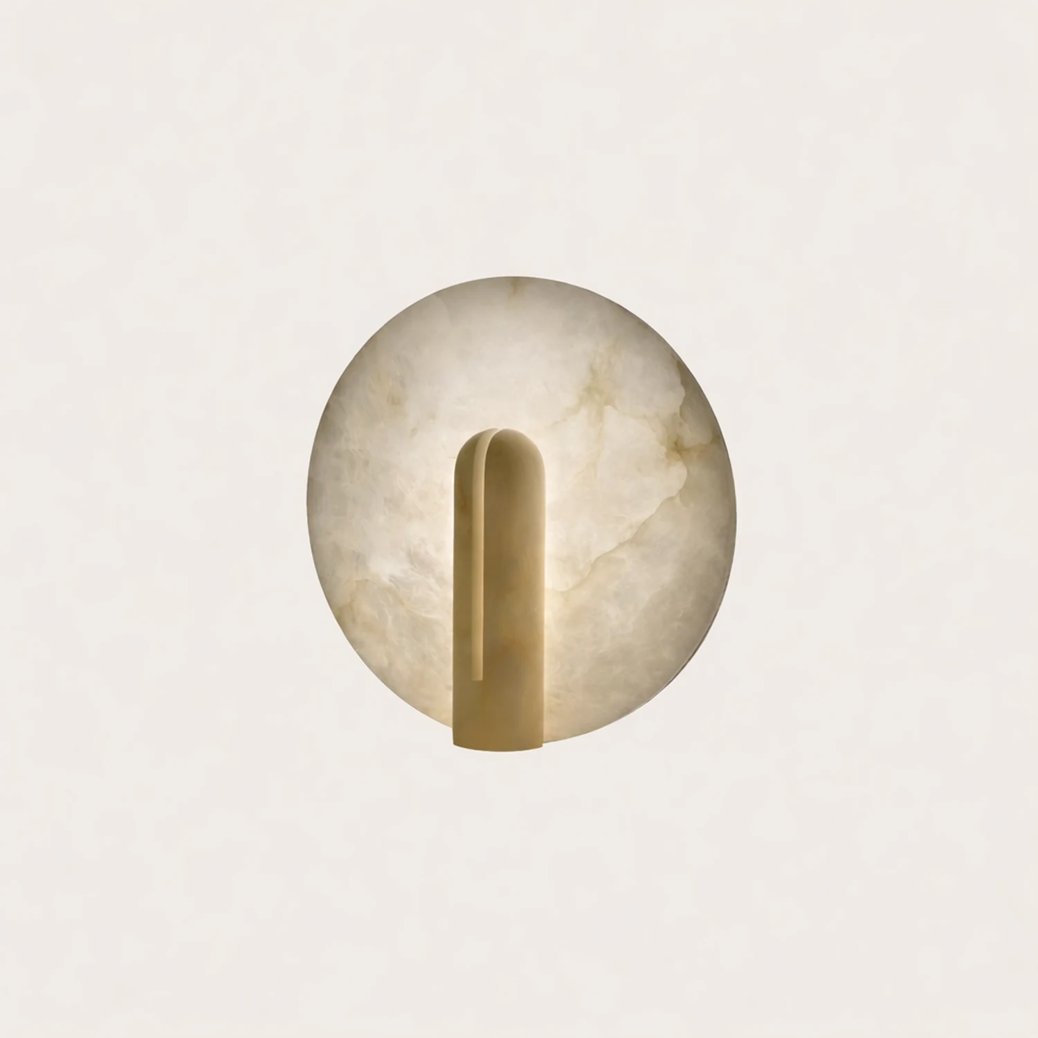 Geometric Alabaster Table Lamp - Lumpaz