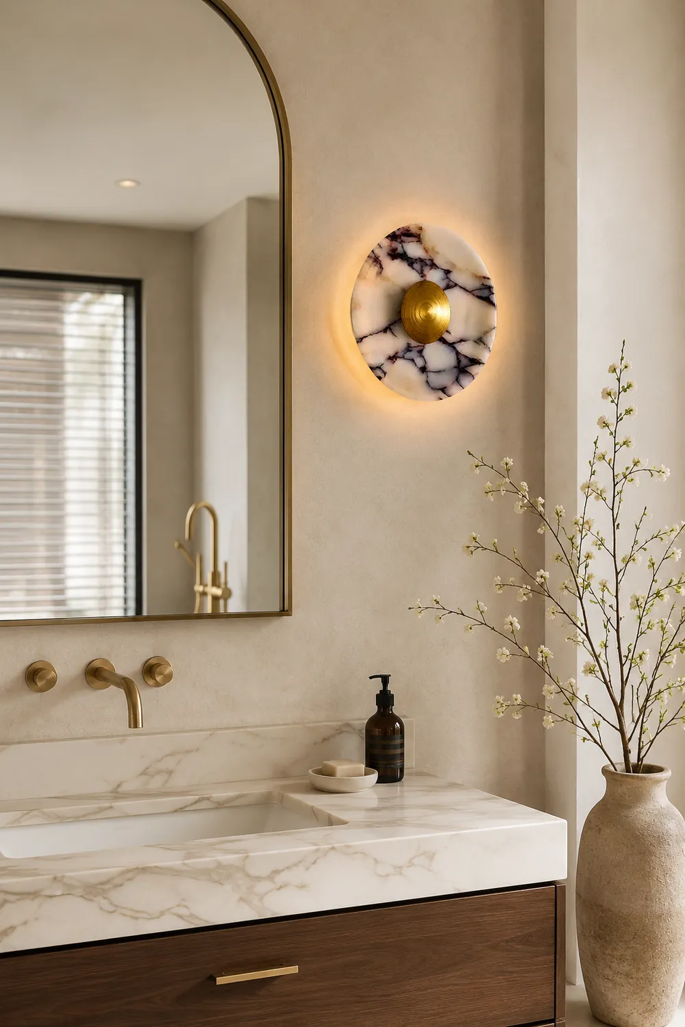 Bulgari round wall lamp - Lumpaz