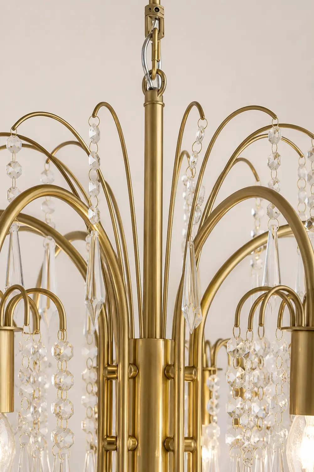 Crystal waterfall chandelier - Lumpaz