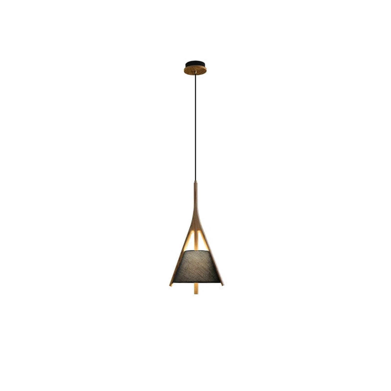 Nanzhi Wood Pendant Lamp - Lumpaz