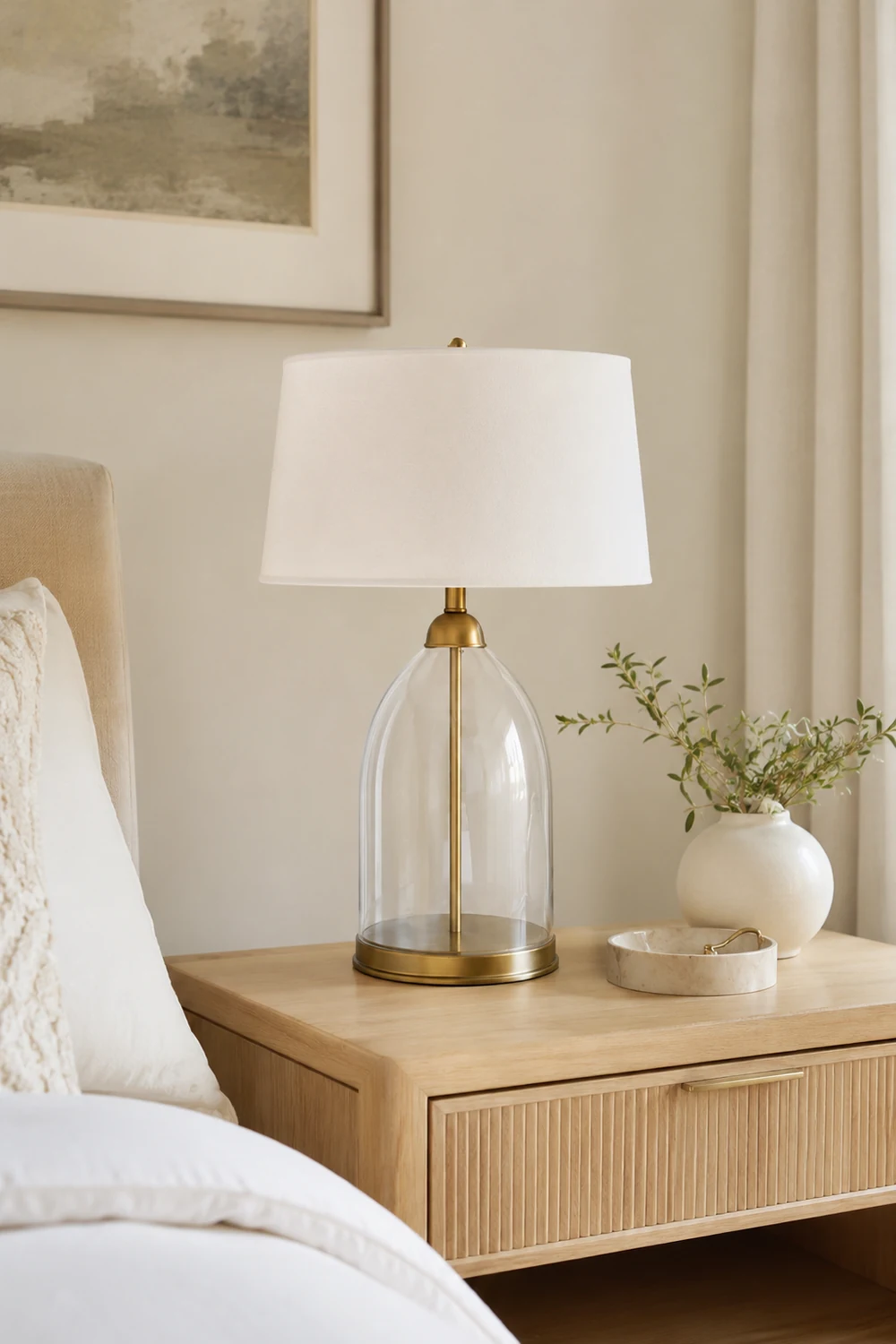 Glass Dome Table Lamp - Lumpaz