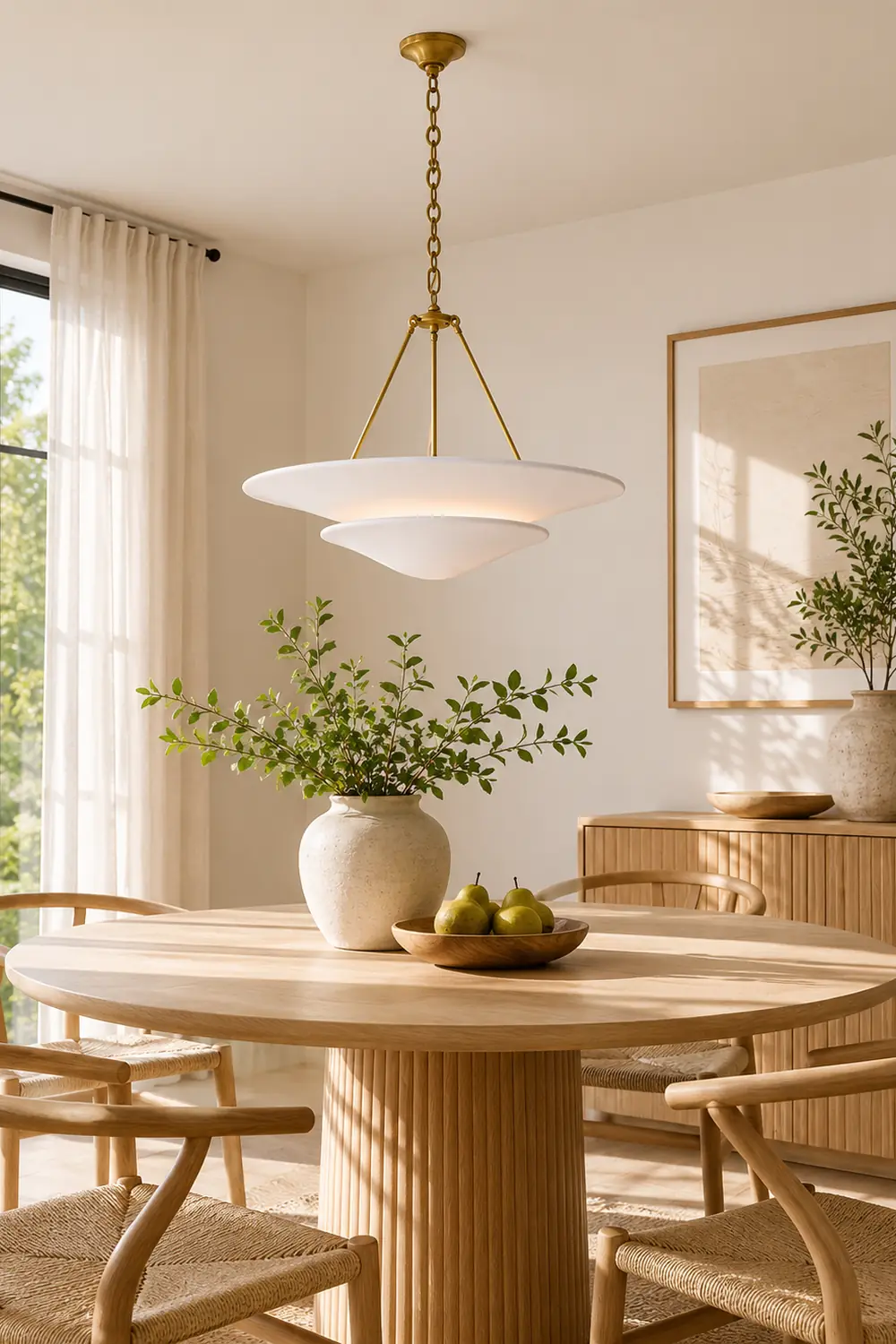 Mollino Large Multi-Layered Plaster Chandelier - Lumpaz