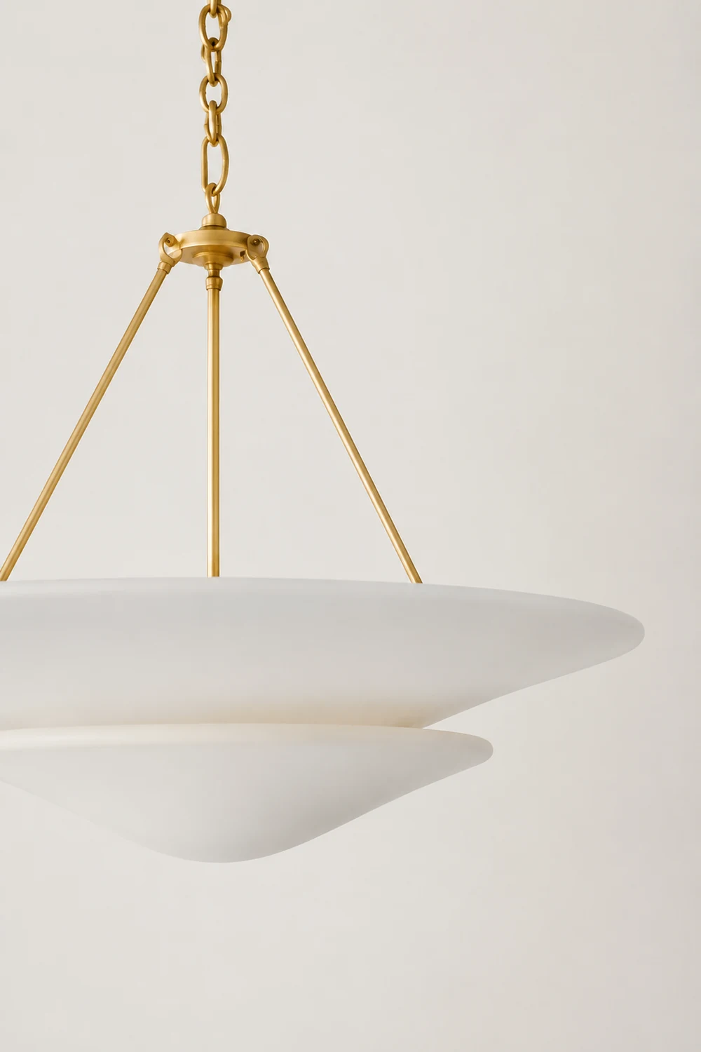 Mollino Large Multi-Layered Plaster Chandelier - Lumpaz