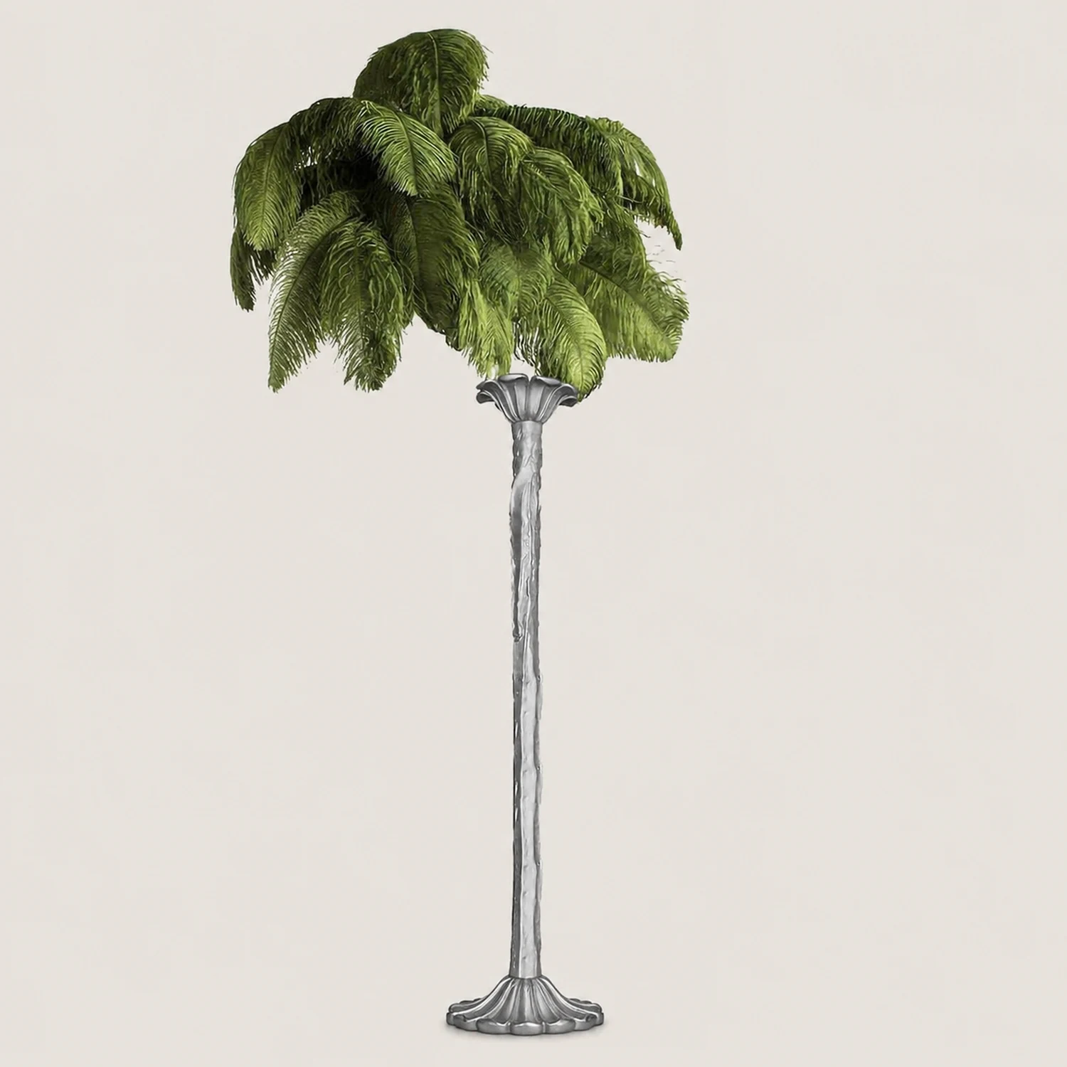 Colorful Ostrich Feather Chandelier - Lumpaz