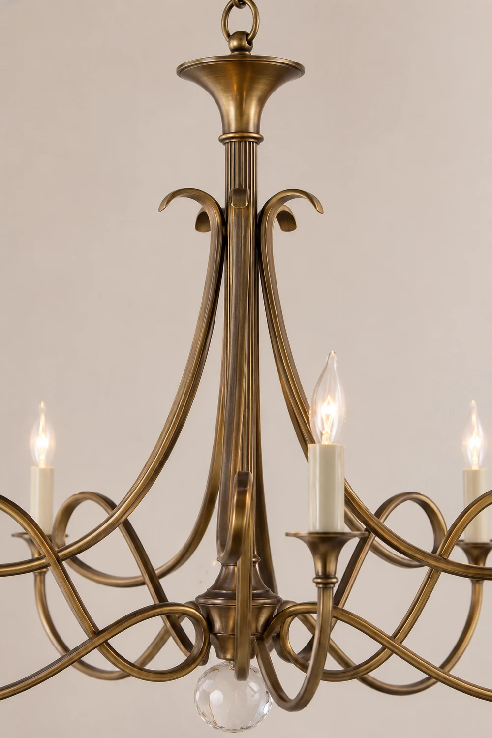 Large Twisted Loop Chandelier - Lumpaz