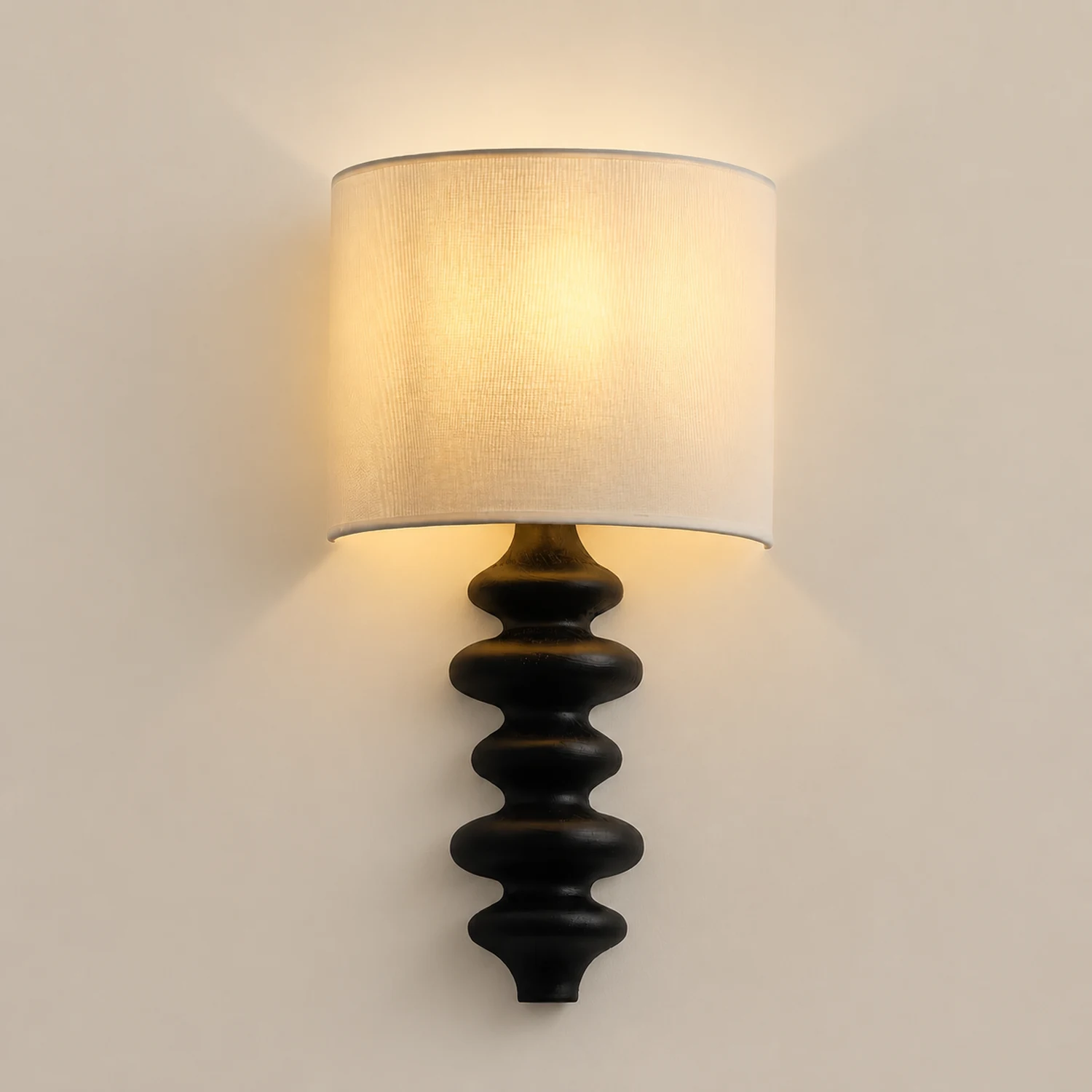 fishbone solid wood wall lamp - Lumpaz