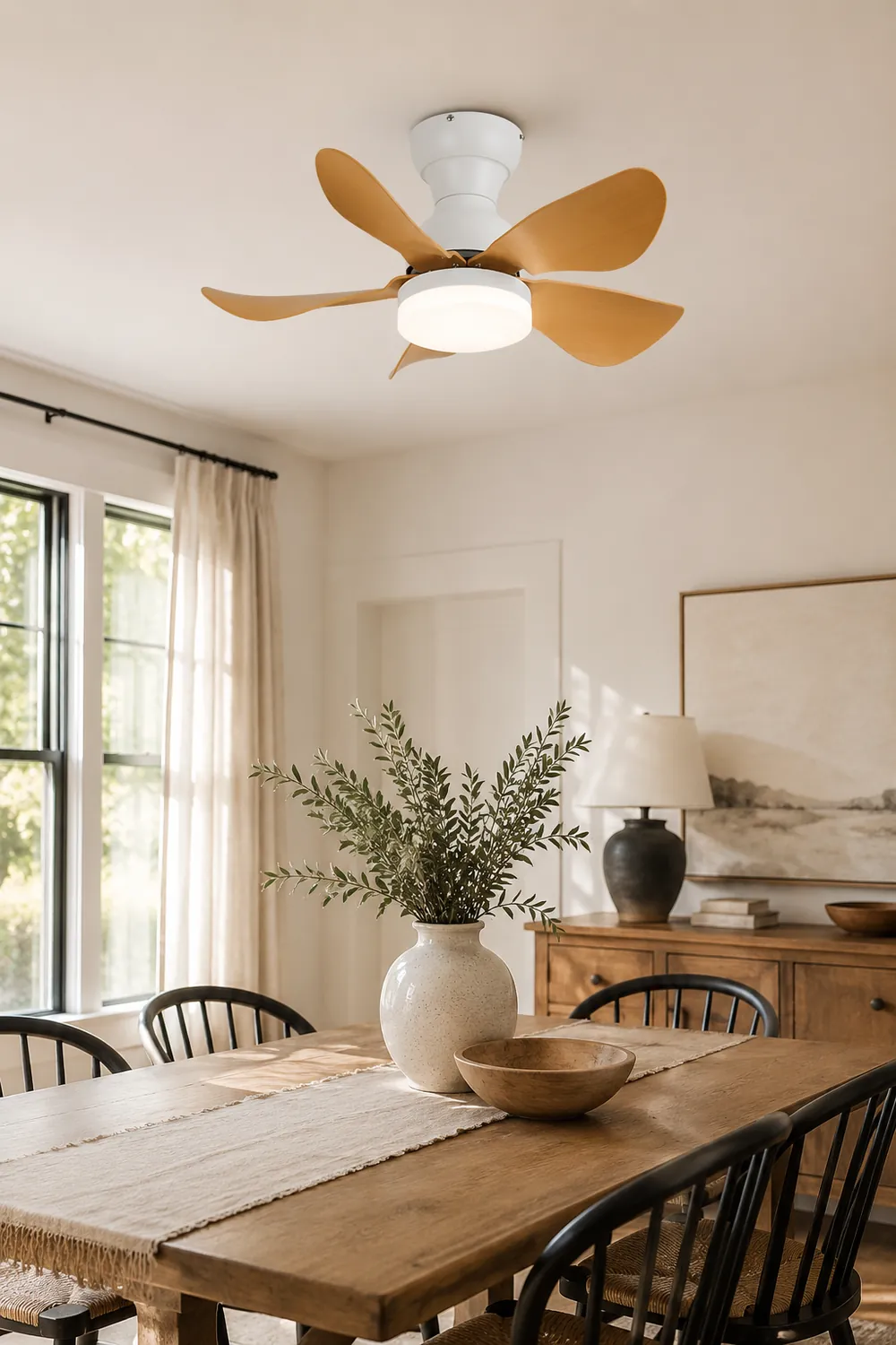 Embedded Five-Blade Fan Light - Lumpaz