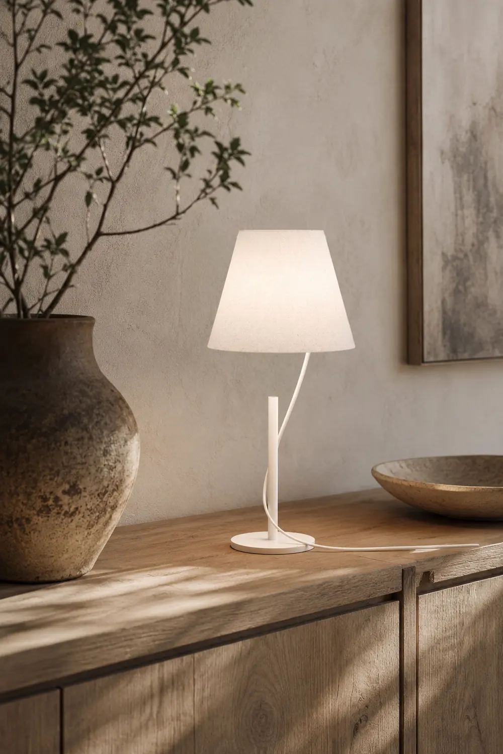 slim line hover LED table lamp - Lumpaz