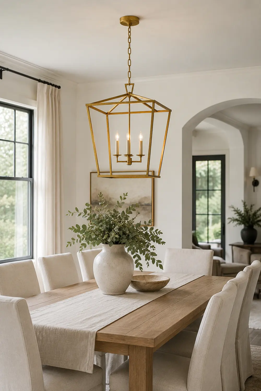 Gold Lantern Pendant Chandelier - Lumpaz