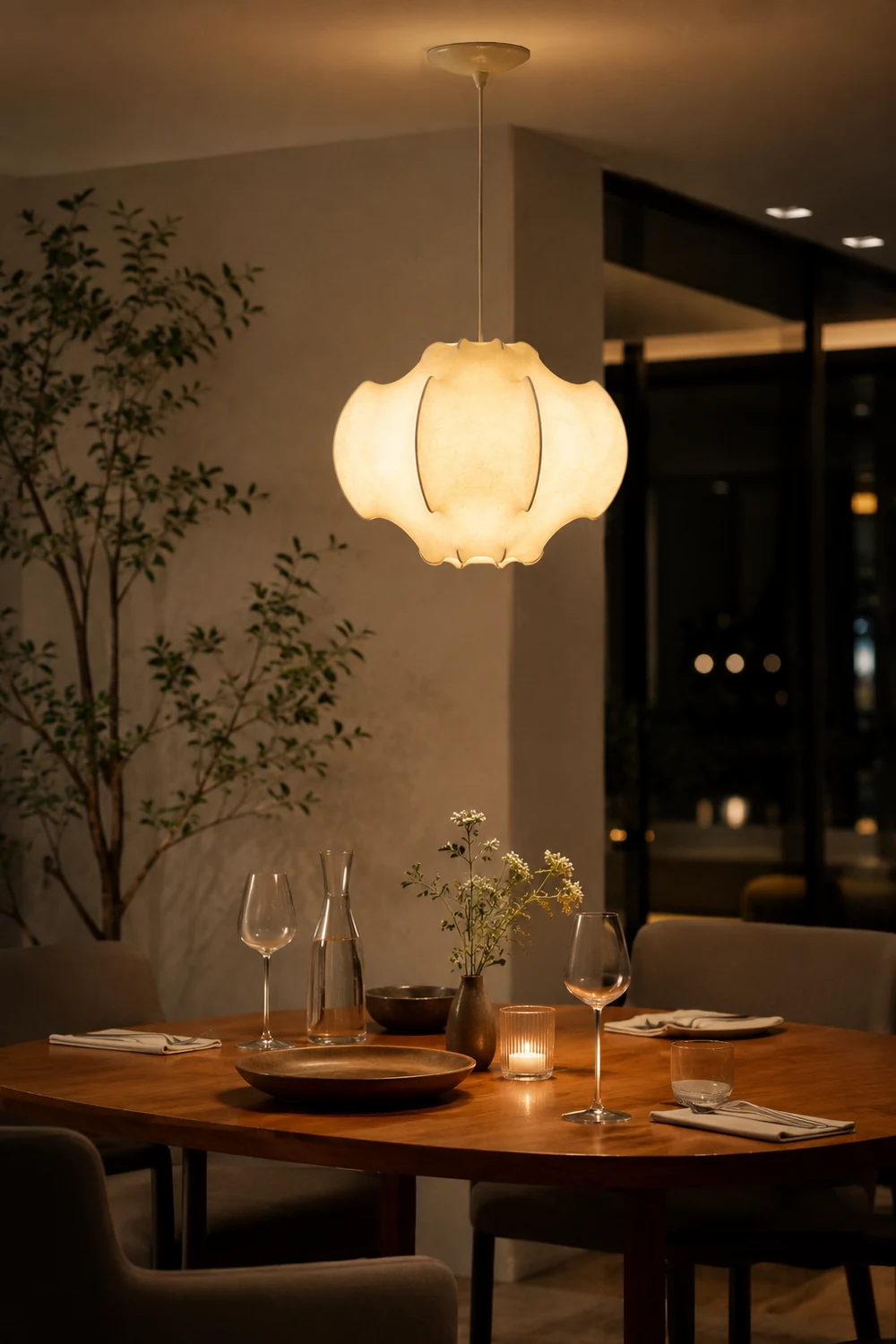 Modern Simple Creative Silk Chandelier - Lumpaz
