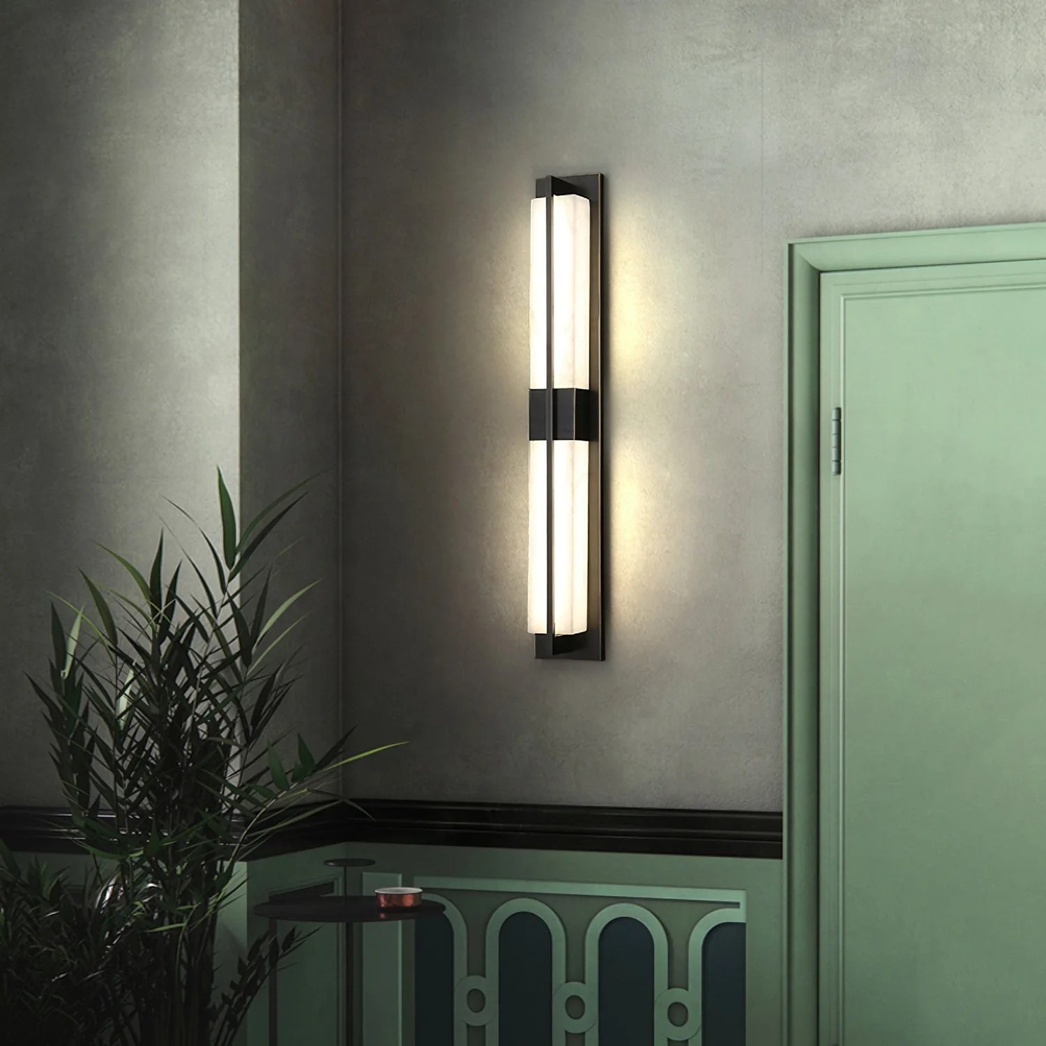 Polished Brass Lumina Outdoor Wall Lamp - Lumpaz