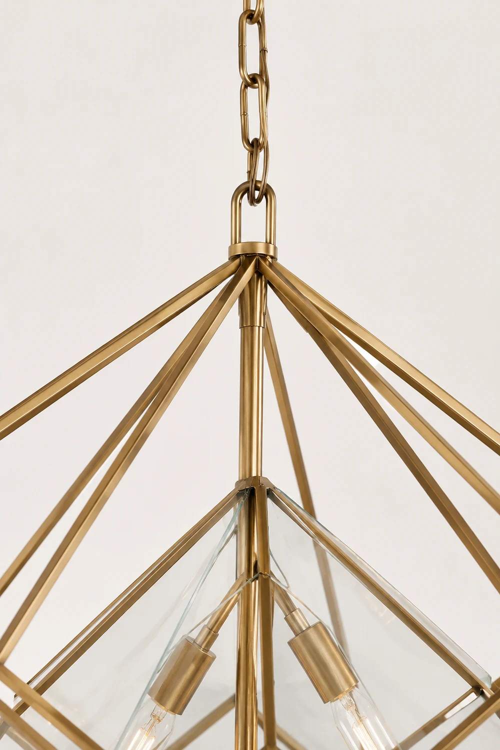 Contemporary Abstract Metal Chandelier - Lumpaz