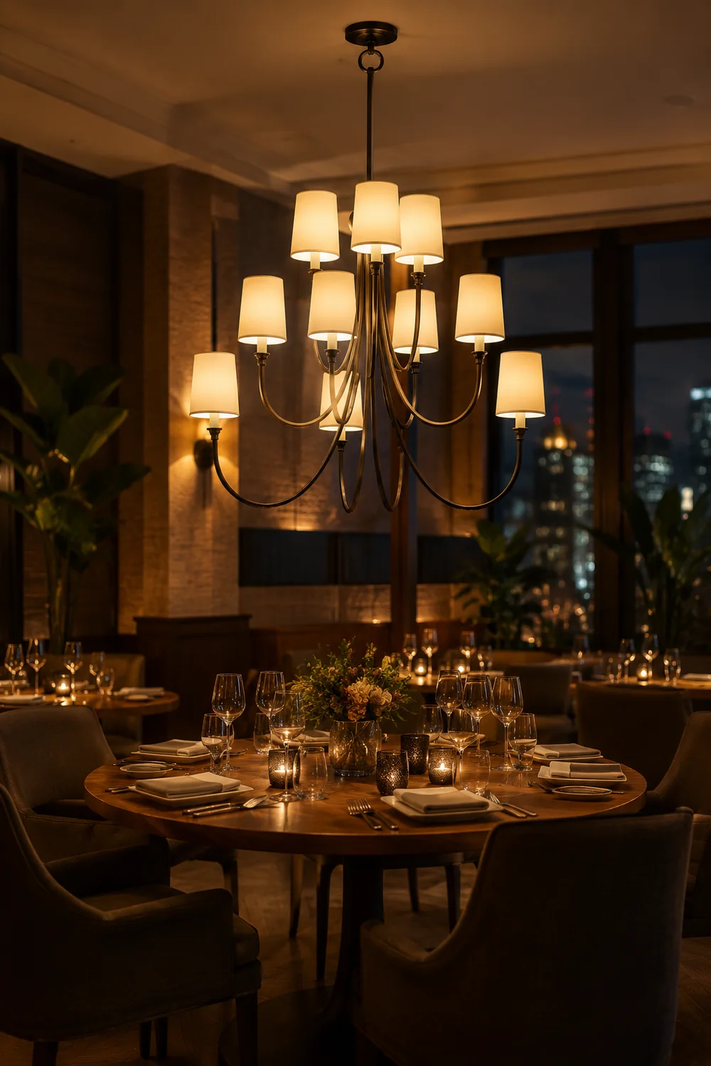 Classic extra large reed chandelier - Lumpaz