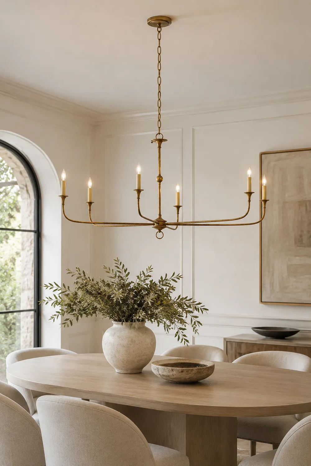 Elongated  Antique Chandelier - Lumpaz