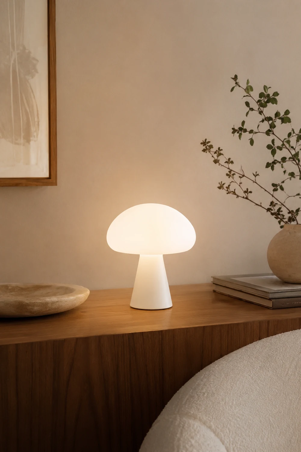 Obello Portable Mushroom Table Lamp - Lumpaz