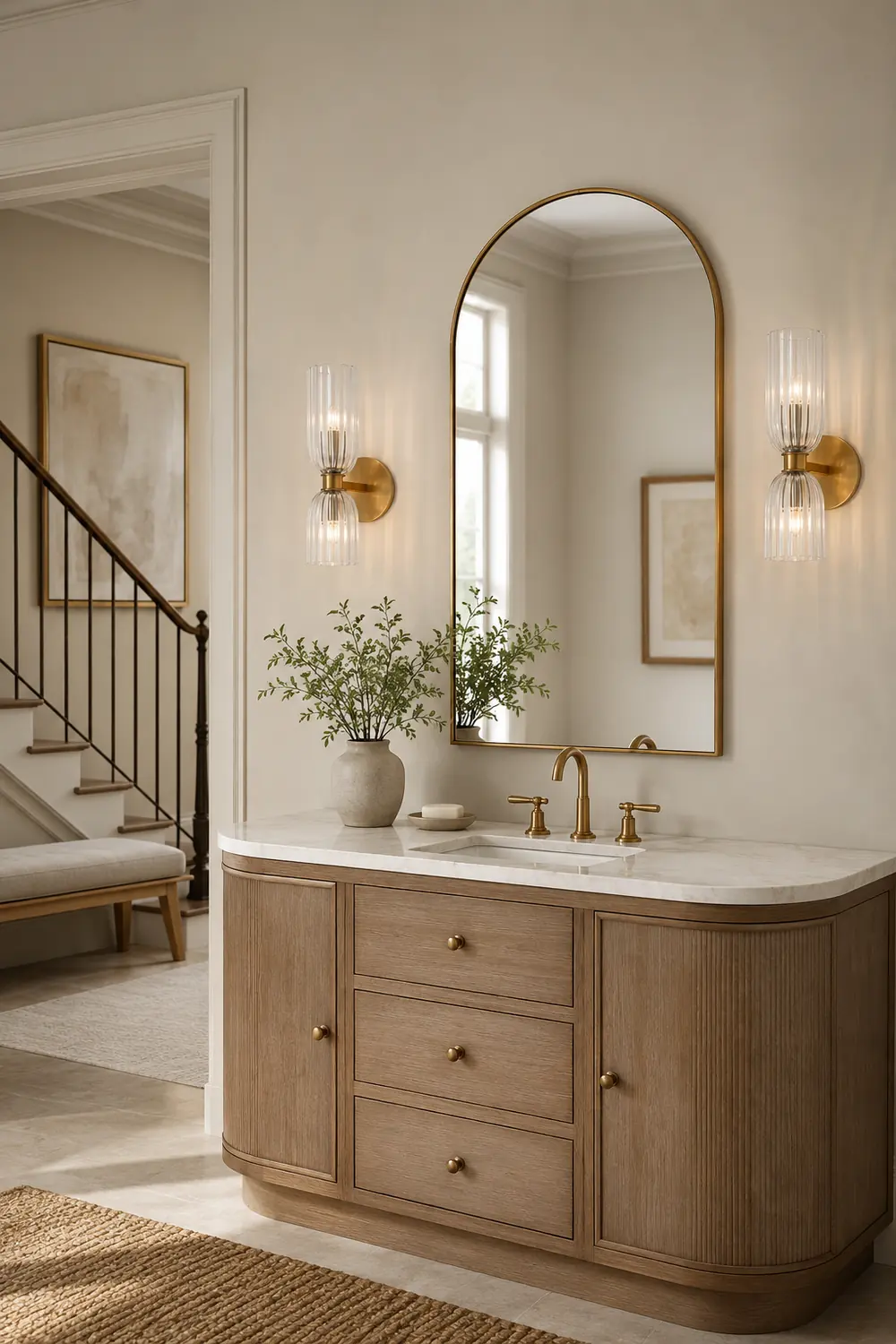 Asalea Double Bath Wall Sconce - Lumpaz