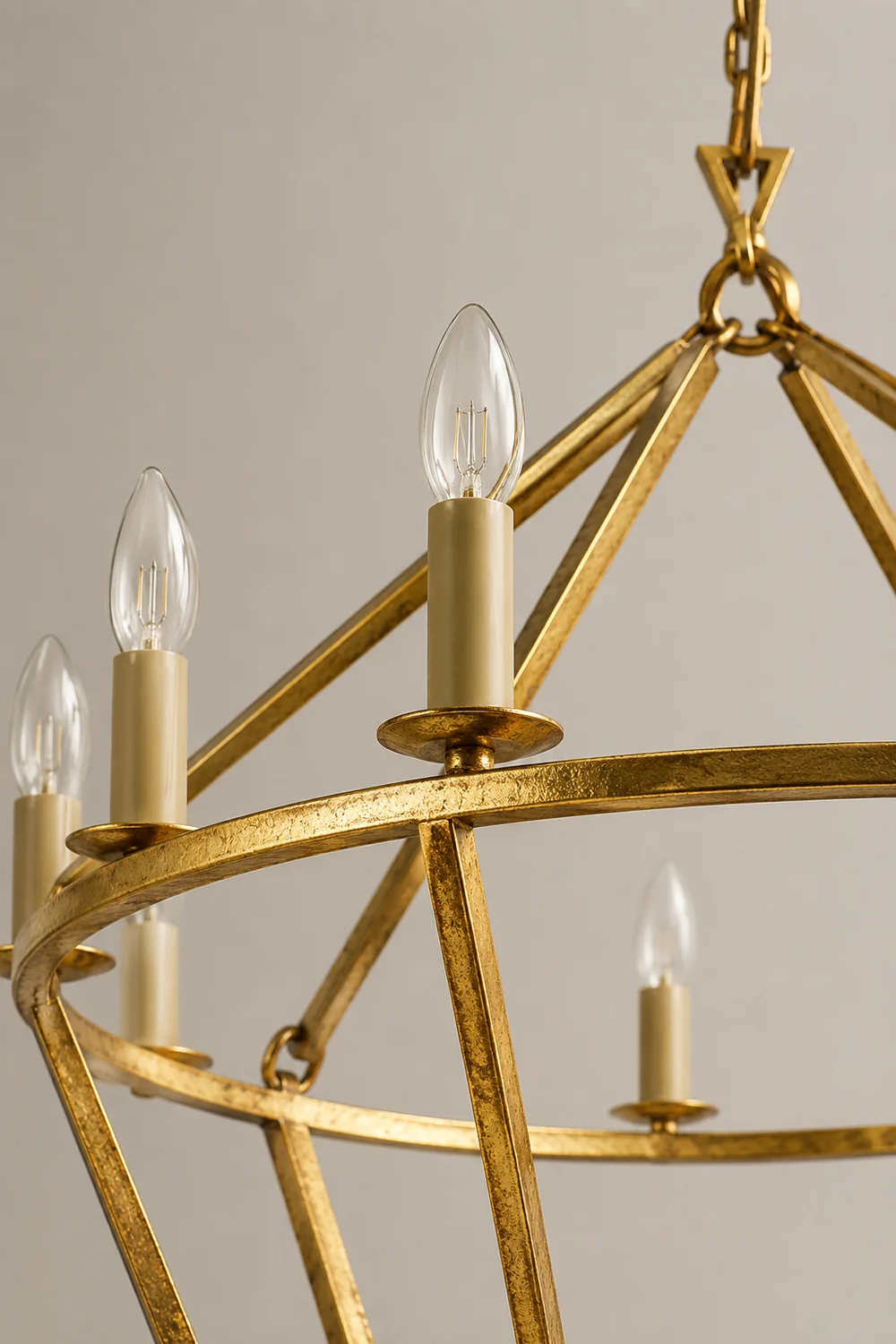 Brass Tiered Chandelier - Lumpaz