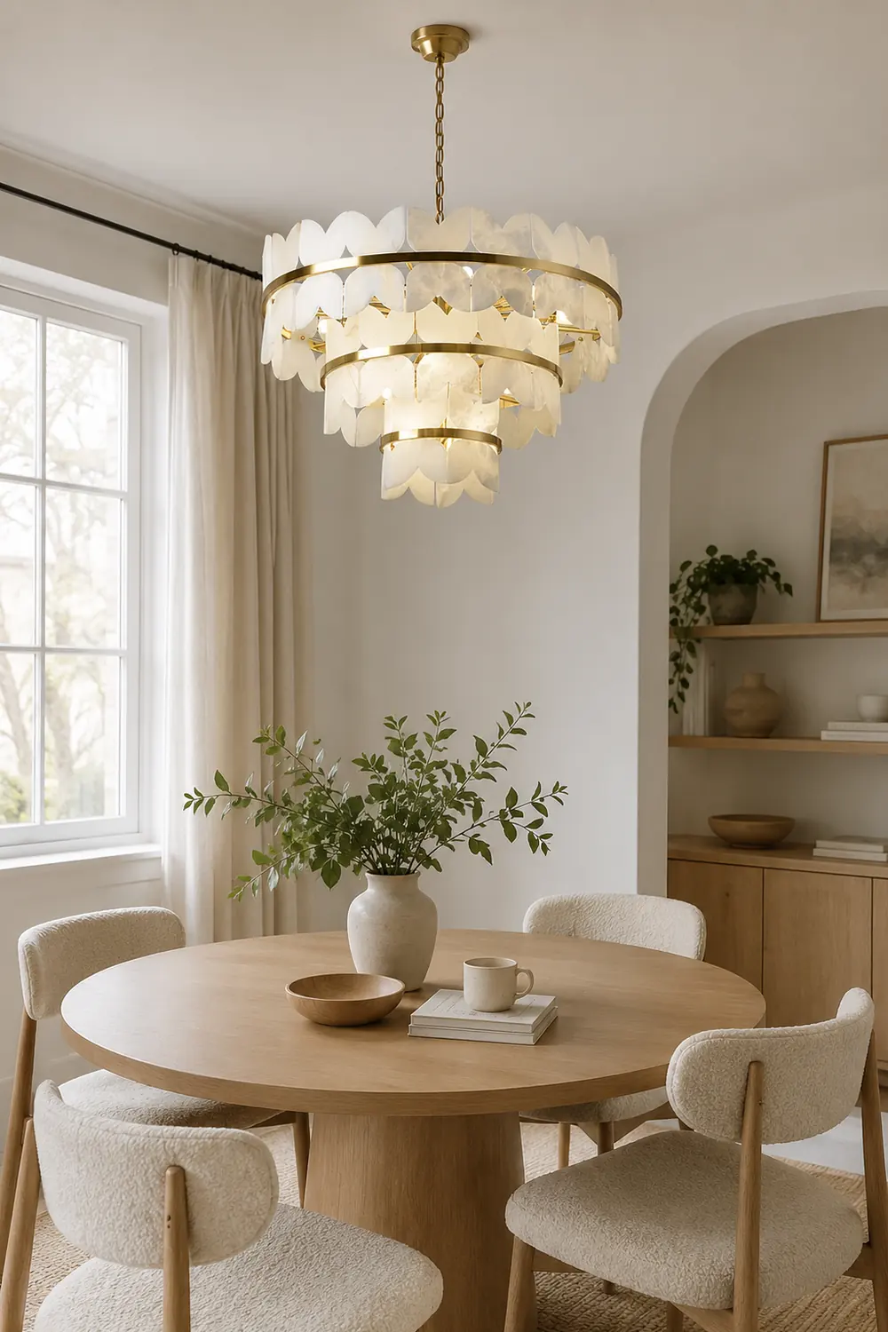 Patanga Alabaster Butterfly Chandelier - Lumpaz