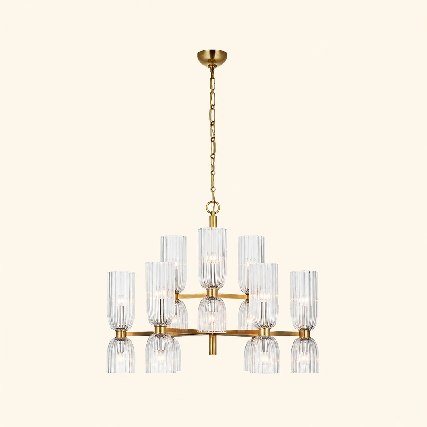 Asalea Double Layer Chandelier - Lumpaz