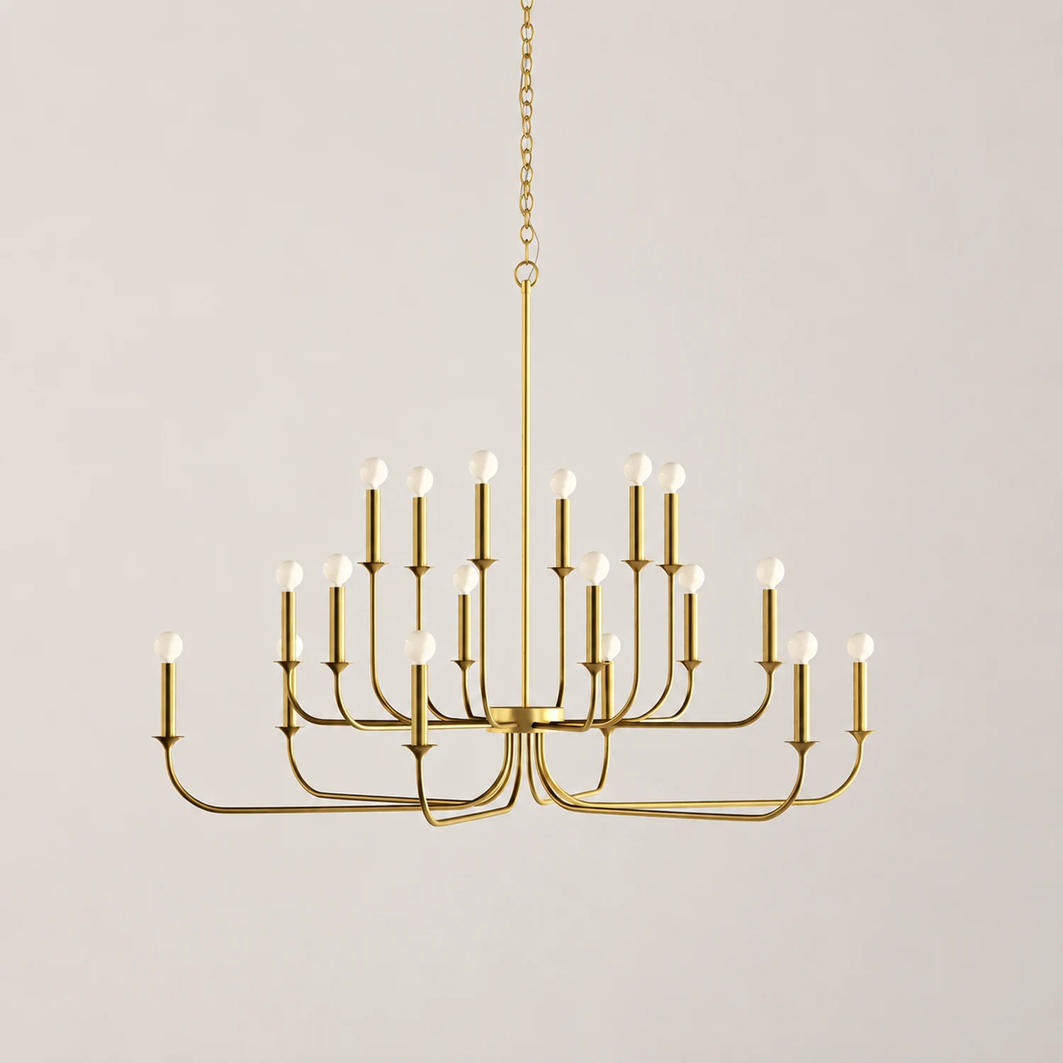Breck Modern Gold Multi-Arm Chandelier - Lumpaz