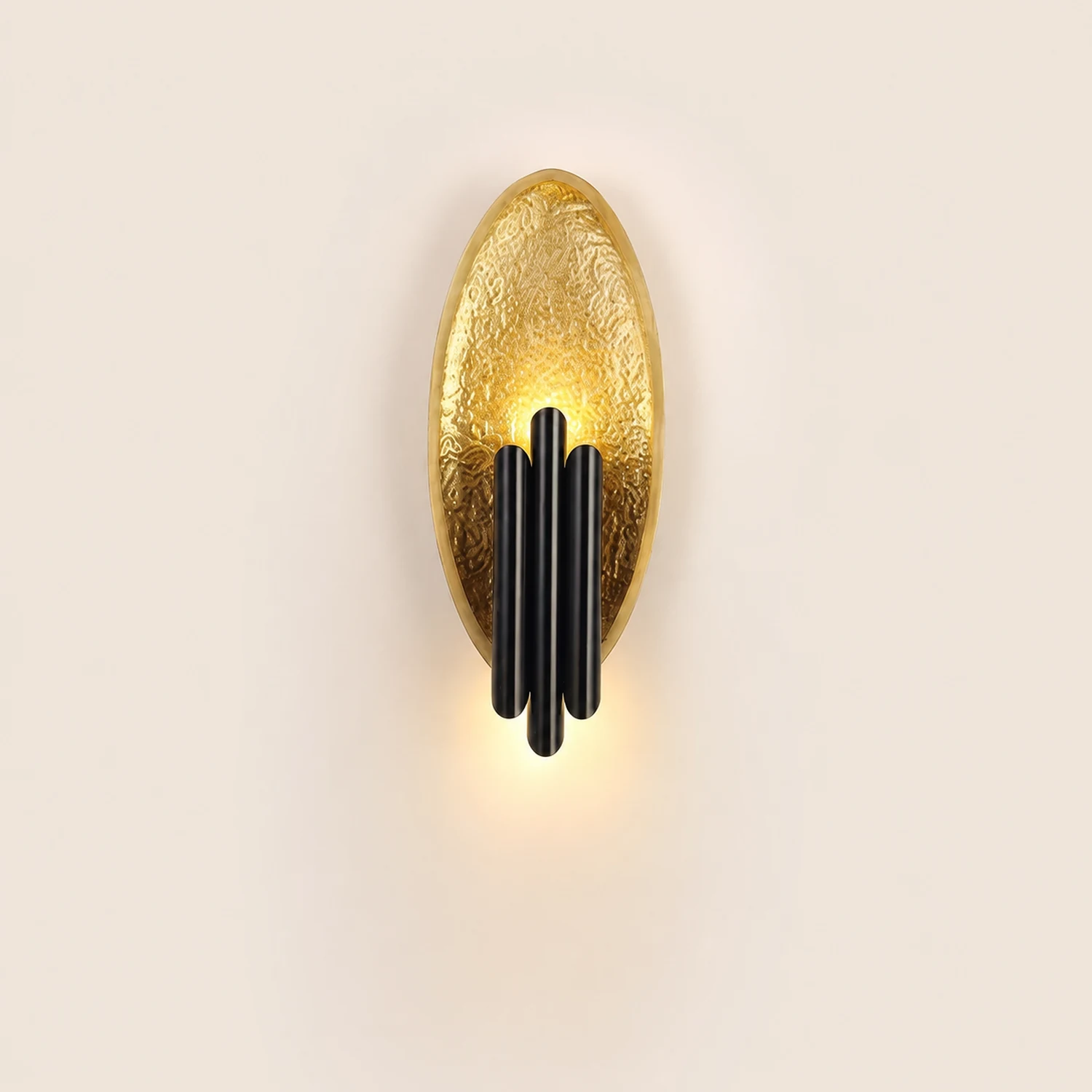 Electroplated Iron Oval Wall Light - Lumpaz
