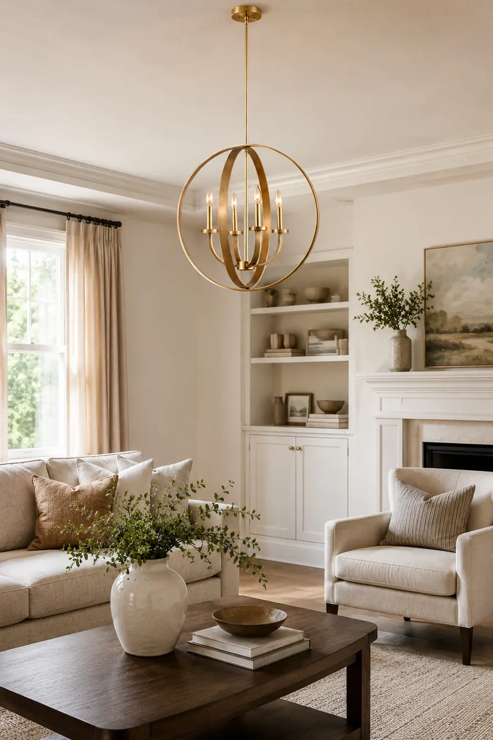 Modern cage chandelier - Lumpaz