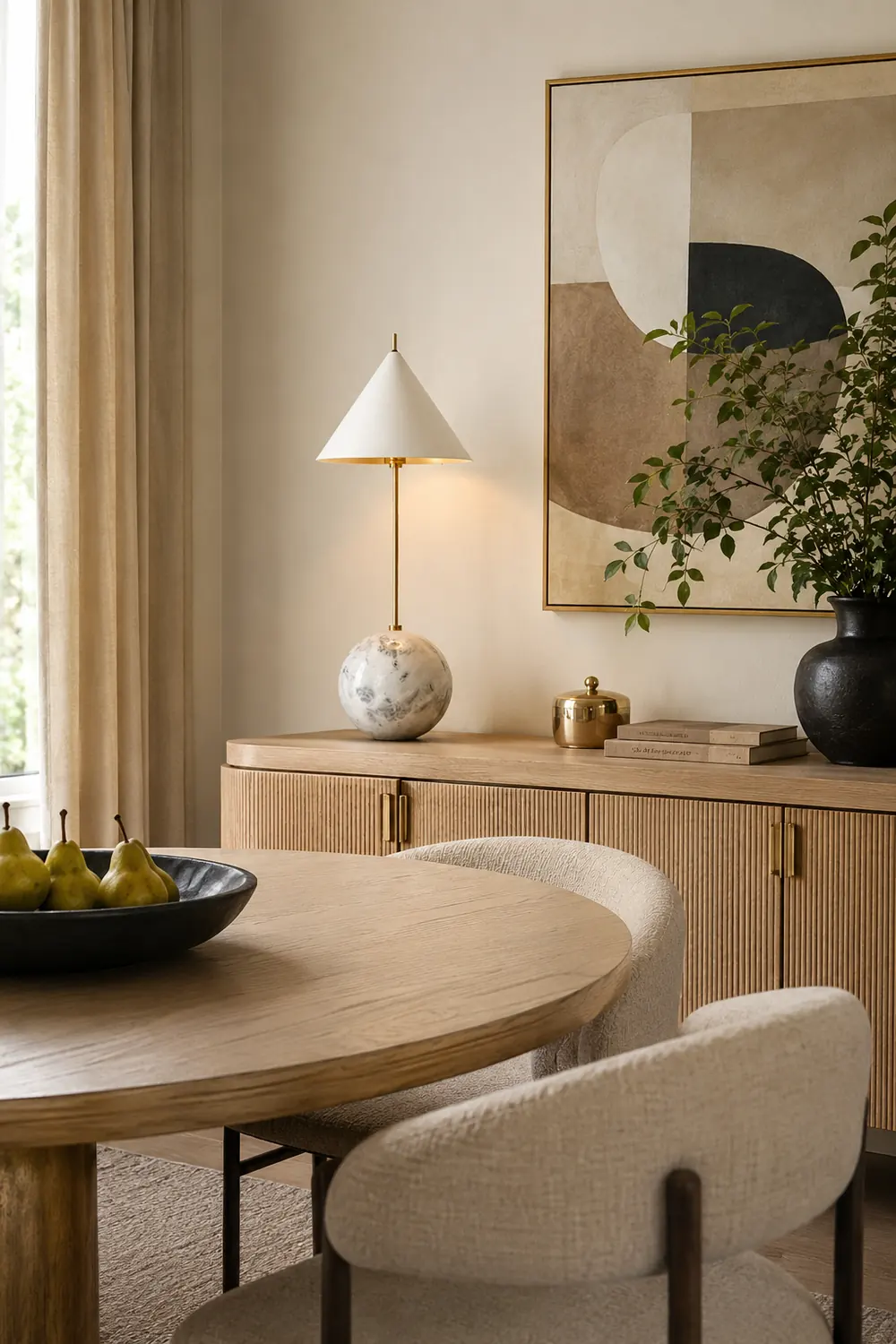 Cleo Orb Base Table Lamp - Lumpaz