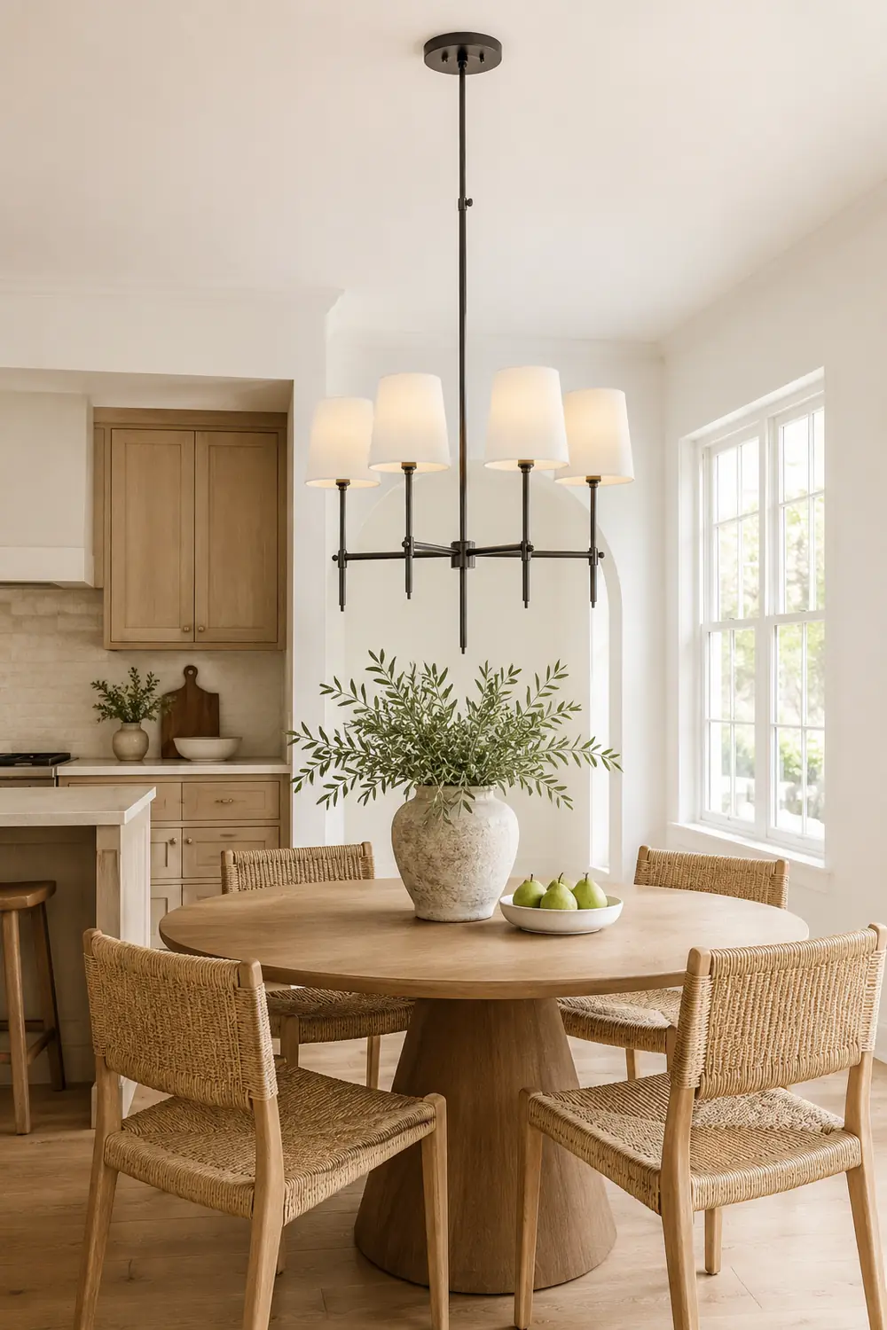Modern Drum Shade Bryant Chandelier - Lumpaz