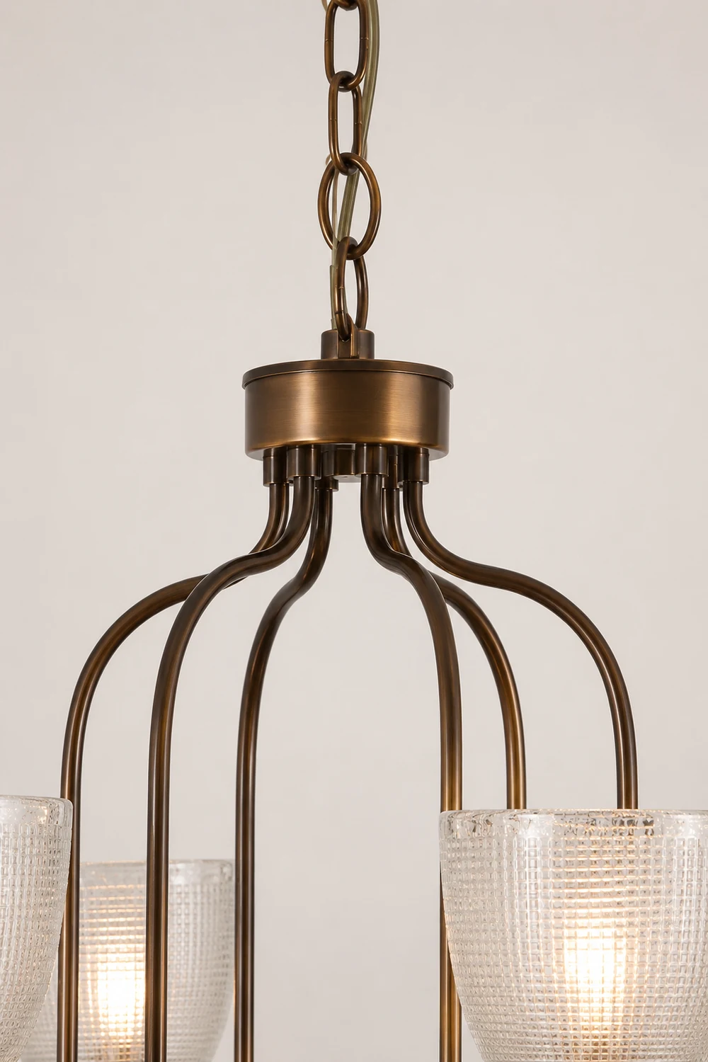 Meruna 6-light chandelier - Lumpaz