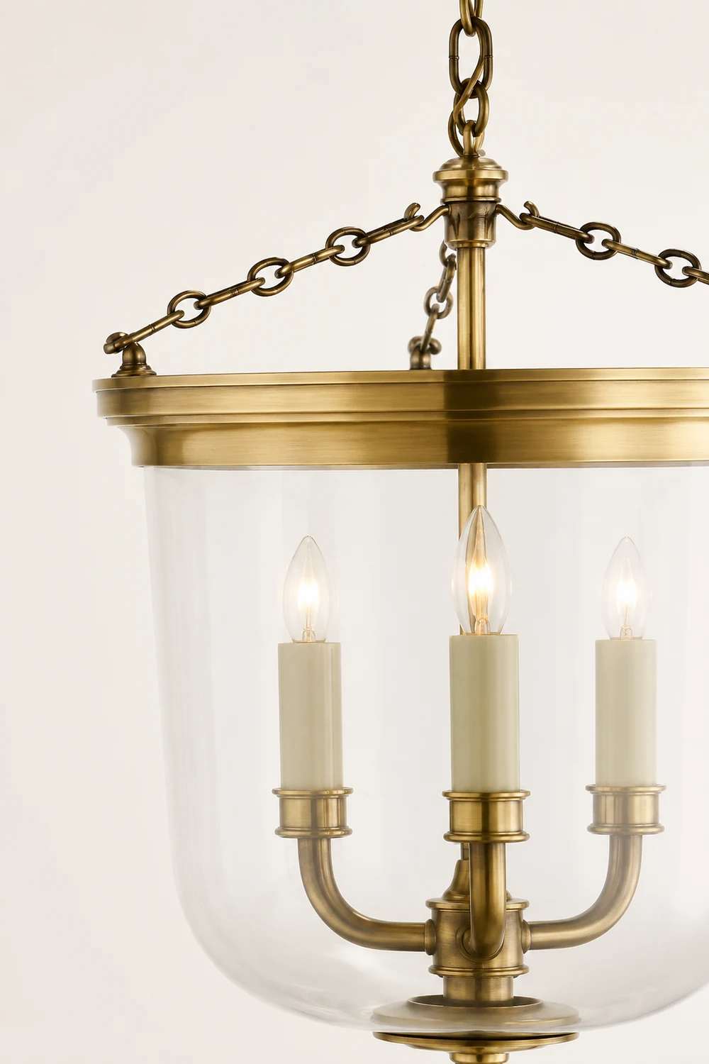 Thomas OBrien Merchant Brass Pendant Light - Lumpaz
