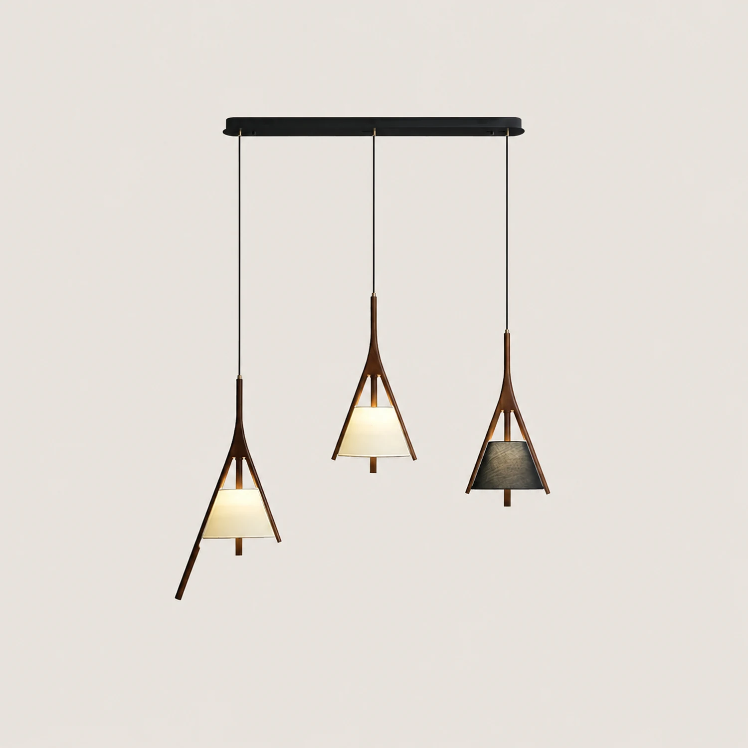 Nanzhi Wood Pendant Lamp - Lumpaz