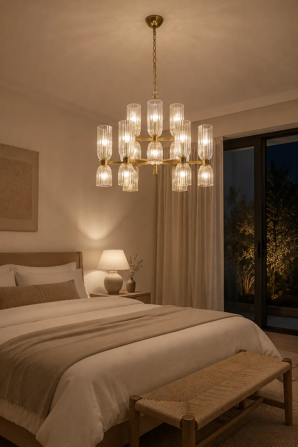 Asalea Double Layer Chandelier - Lumpaz