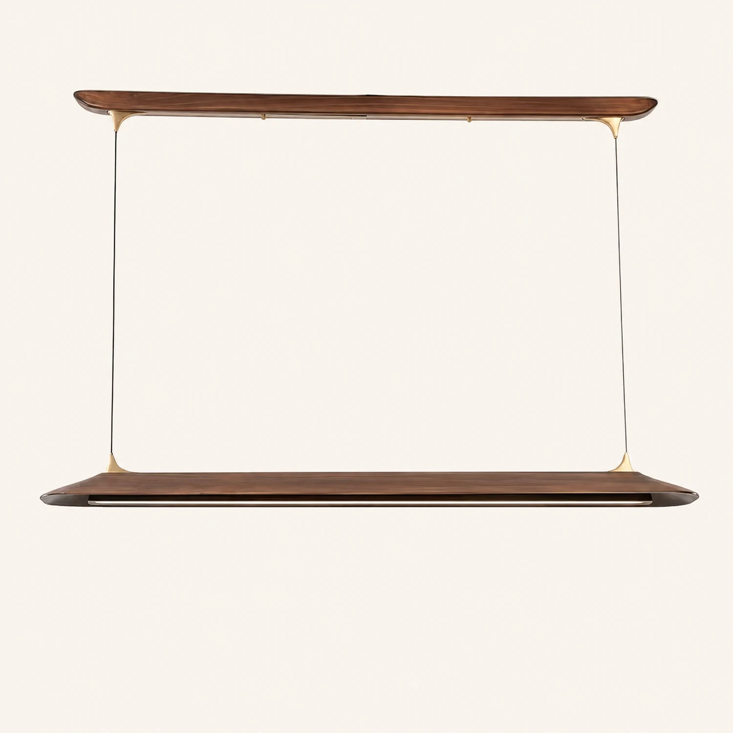 Mernoe walnut pendant lamp - Lumpaz